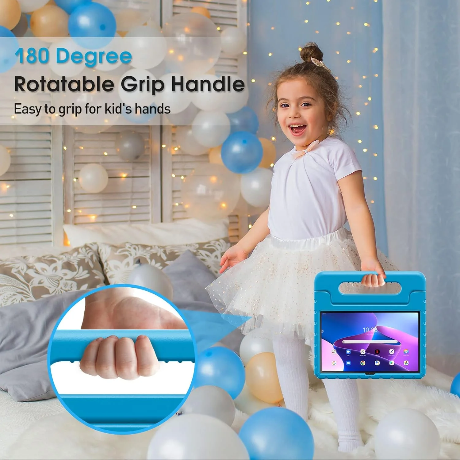 کیف محافظ کودکانه پروکیس برای تبلت لنوو تب M10 پلاس نسل سوم 2022 با صفحه نمایش 10.6 اینچ، ضد ضربه، سبک وزن، قابل حمل با دسته، مناسب برای کودکان، سازگار با تبلت تب M10 پلاس 10.6 اینچ 2022 مدل TB-125F/128F - آبی کیف محافظ کودکانه پروکیس برای تبلت لنوو تب M10 پلاس نسل سوم 2022 با صفحه نمایش 10.6 اینچ، ضد ضربه، سبک وزن، قابل حمل با دسته، مناسب برای کودکان، سازگار با تبلت تب M10 پلاس 10.6 اینچ 2022 مدل TB-125F/128F - آبی