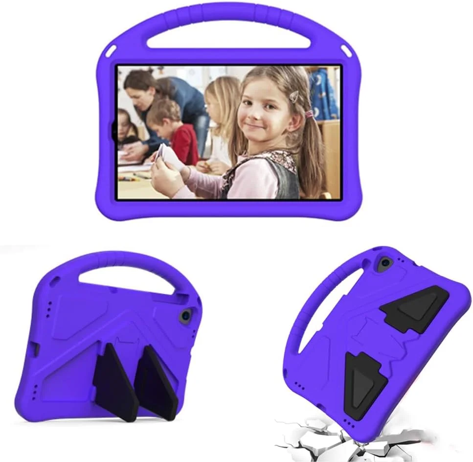Lenovo Kids Tablet Case for Tab M10 HD 2nd Gen/Smart Tab (TB-X306F TB-X306X) - Lightweight Shockproof Handle Stand Cover for 10.1" 2020 Model, Purple