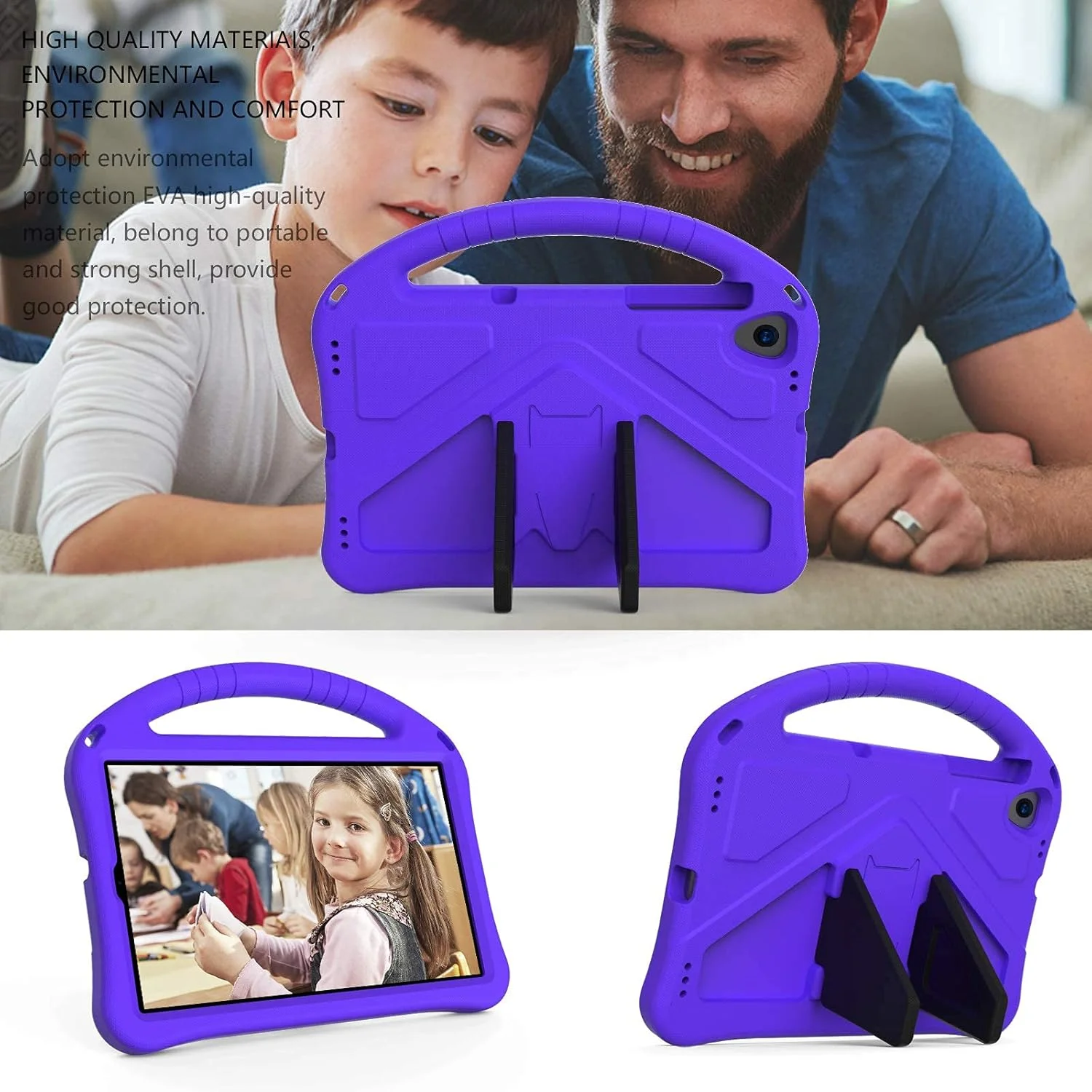 Lenovo Kids Tablet Case for Tab M10 HD 2nd Gen/Smart Tab (TB-X306F TB-X306X) - Lightweight Shockproof Handle Stand Cover for 10.1" 2020 Model, Purple Lenovo Kids Tablet Case for Tab M10 HD 2nd Gen/Smart Tab (TB-X306F TB-X306X) - Lightweight Shockproof Handle Stand Cover for 10.1" 2020 Model, Purple