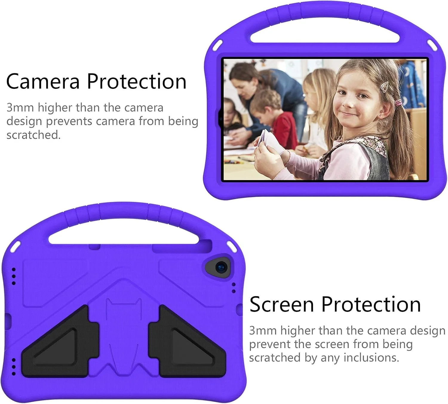 Lenovo Kids Tablet Case for Tab M10 HD 2nd Gen/Smart Tab (TB-X306F TB-X306X) - Lightweight Shockproof Handle Stand Cover for 10.1" 2020 Model, Purple Lenovo Kids Tablet Case for Tab M10 HD 2nd Gen/Smart Tab (TB-X306F TB-X306X) - Lightweight Shockproof Handle Stand Cover for 10.1" 2020 Model, Purple