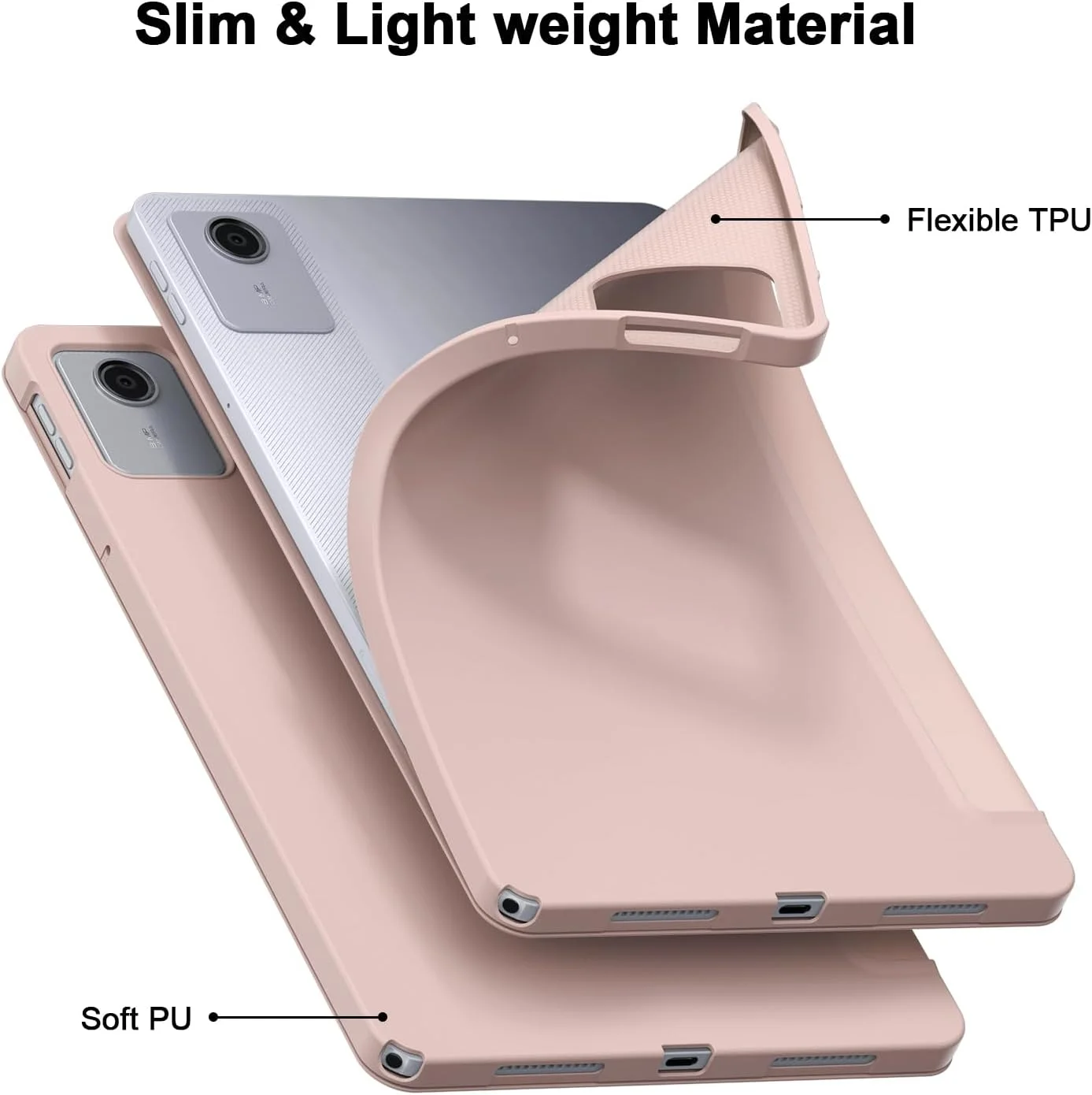 کیف محافظ ProCase برای تبلت لنوو تب M11 11 اینچ 2024 مدل TB330FU، با قابلیت خواب/بیدار شدن خودکار، کاور محافظ تبلت باریک و تاشو، رنگ صورتی کیف محافظ ProCase برای تبلت لنوو تب M11 11 اینچ 2024 مدل TB330FU، با قابلیت خواب/بیدار شدن خودکار، کاور محافظ تبلت باریک و تاشو، رنگ صورتی