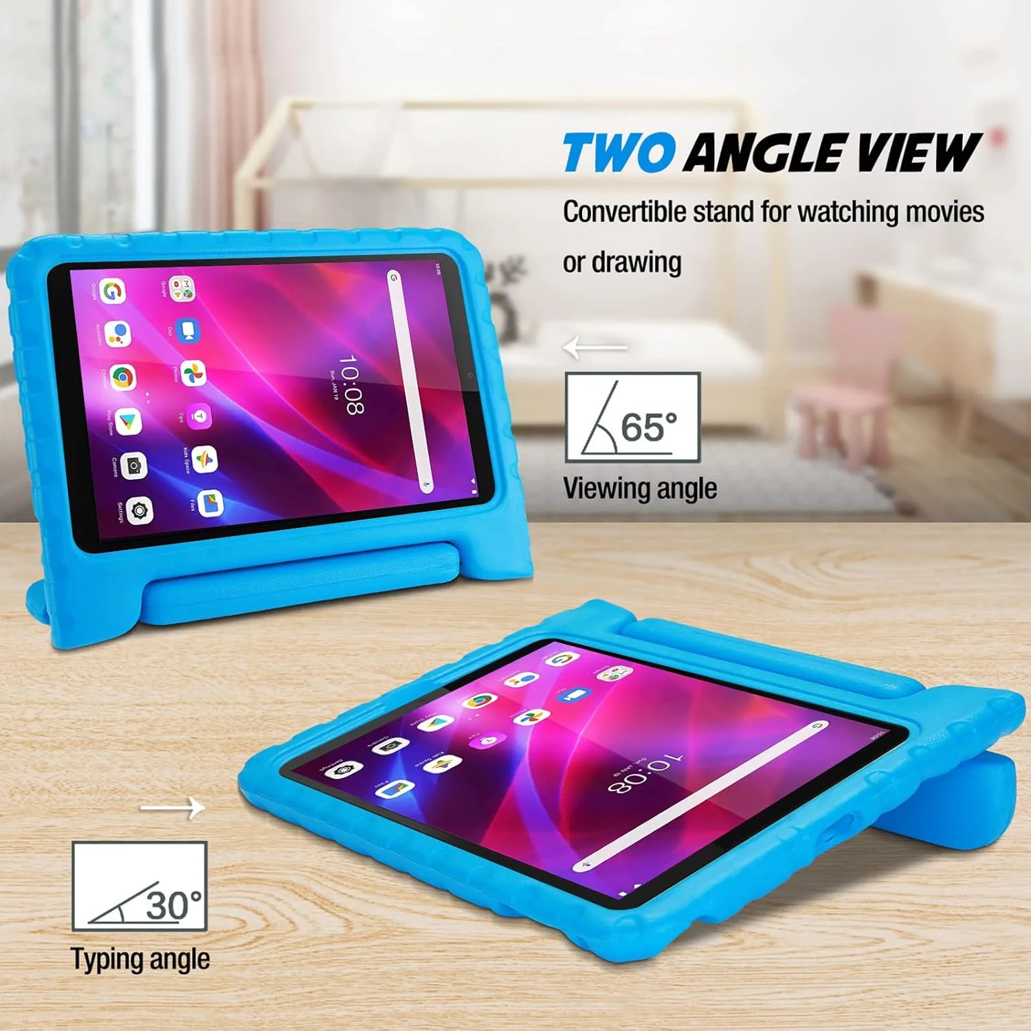 کیف محافظ کودکانه پروکیس برای تبلت لنوو تب M8 نسل 4 سال 2023/نسل 3 سال 2022/HD LTE 2021/تب M8 HD//اسمارت تب M8/تب M8 FHD 2019، کیف سبک و مقاوم در برابر ضربه مناسب کودکان برای تبلت 8 اینچی لنوو تب M8 - آبی کیف محافظ کودکانه پروکیس برای تبلت لنوو تب M8 نسل 4 سال 2023/نسل 3 سال 2022/HD LTE 2021/تب M8 HD//اسمارت تب M8/تب M8 FHD 2019، کیف سبک و مقاوم در برابر ضربه مناسب کودکان برای تبلت 8 اینچی لنوو تب M8 - آبی