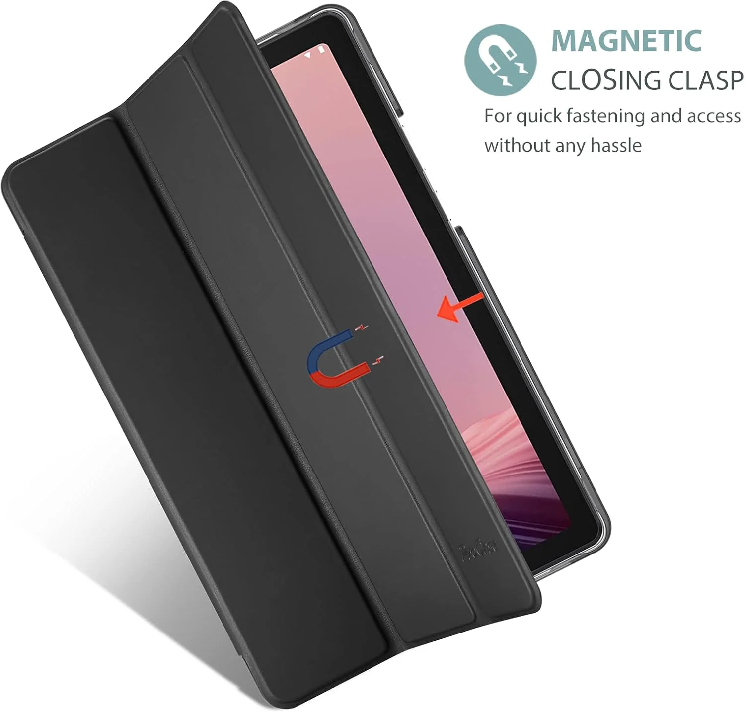کاور محافظ پروکیس برای تبلت لنوو تب M9 9 اینچ HD 2023 مدل TB310FU TB310XU، کاور باریک سخت با پشت شفاف، کاور هوشمند محافظ برای تبلت لنوو M9 2023 9 اینچی - مشکی کاور محافظ پروکیس برای تبلت لنوو تب M9 9 اینچ HD 2023 مدل TB310FU TB310XU، کاور باریک سخت با پشت شفاف، کاور هوشمند محافظ برای تبلت لنوو M9 2023 9 اینچی - مشکی