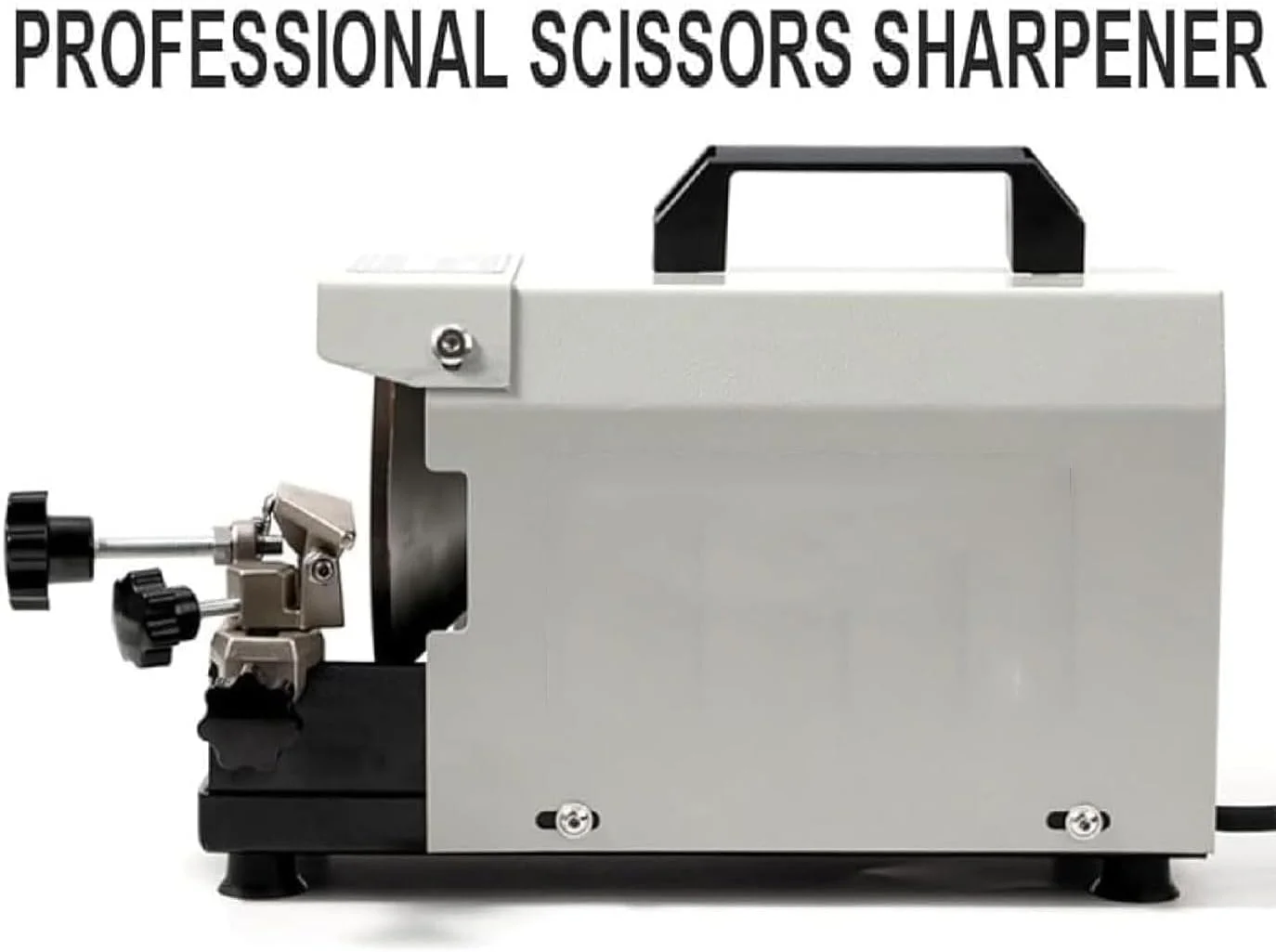 تیزکن برقی چاقو ADORZ، تیزکن برقی حرفه ای قیچی 220 وات، سرعت 2980 دور در دقیقه چند منظوره، به همراه سنگ سنباده، برای خیاط، آشپزخانه، قیچی های لباس