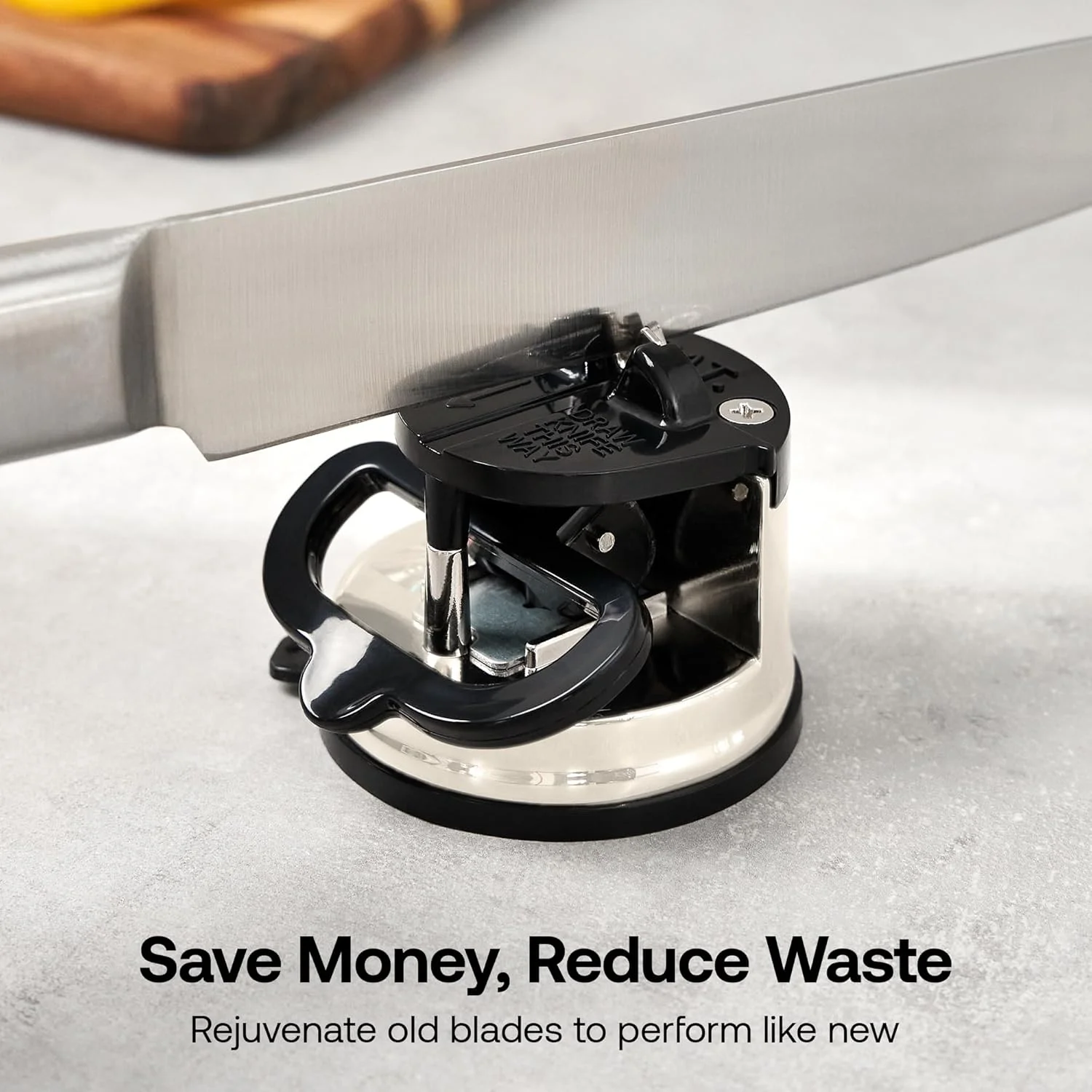 AnySharp Global Knife Sharpener, Cream, One Size AnySharp Global Knife Sharpener, Cream, One Size