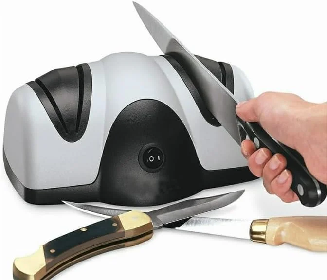 چاقو تیز کن برقی آشپزخانه حرفه ای دو مرحله ای یونیورسال چاقو تیز کن برقی آشپزخانه حرفه ای دو مرحله ای یونیورسال