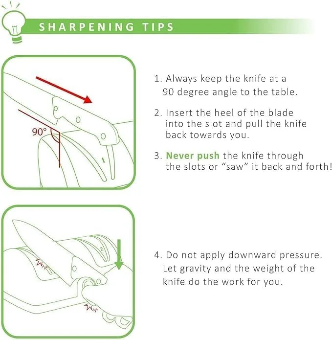 چاقو تیز کن برقی آشپزخانه حرفه ای دو مرحله ای یونیورسال چاقو تیز کن برقی آشپزخانه حرفه ای دو مرحله ای یونیورسال