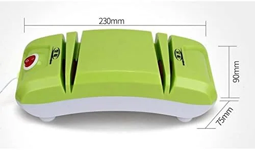 چاقو تیز کن آدیناس، چاقو تیز کن برقی، دستگاه تیز کننده سریع و حرفه ای اتوماتیک برای آشپزخانه منزل، ابزار 220 ولت برای انواع چاقو (رنگ: مطابق تصویر 3)