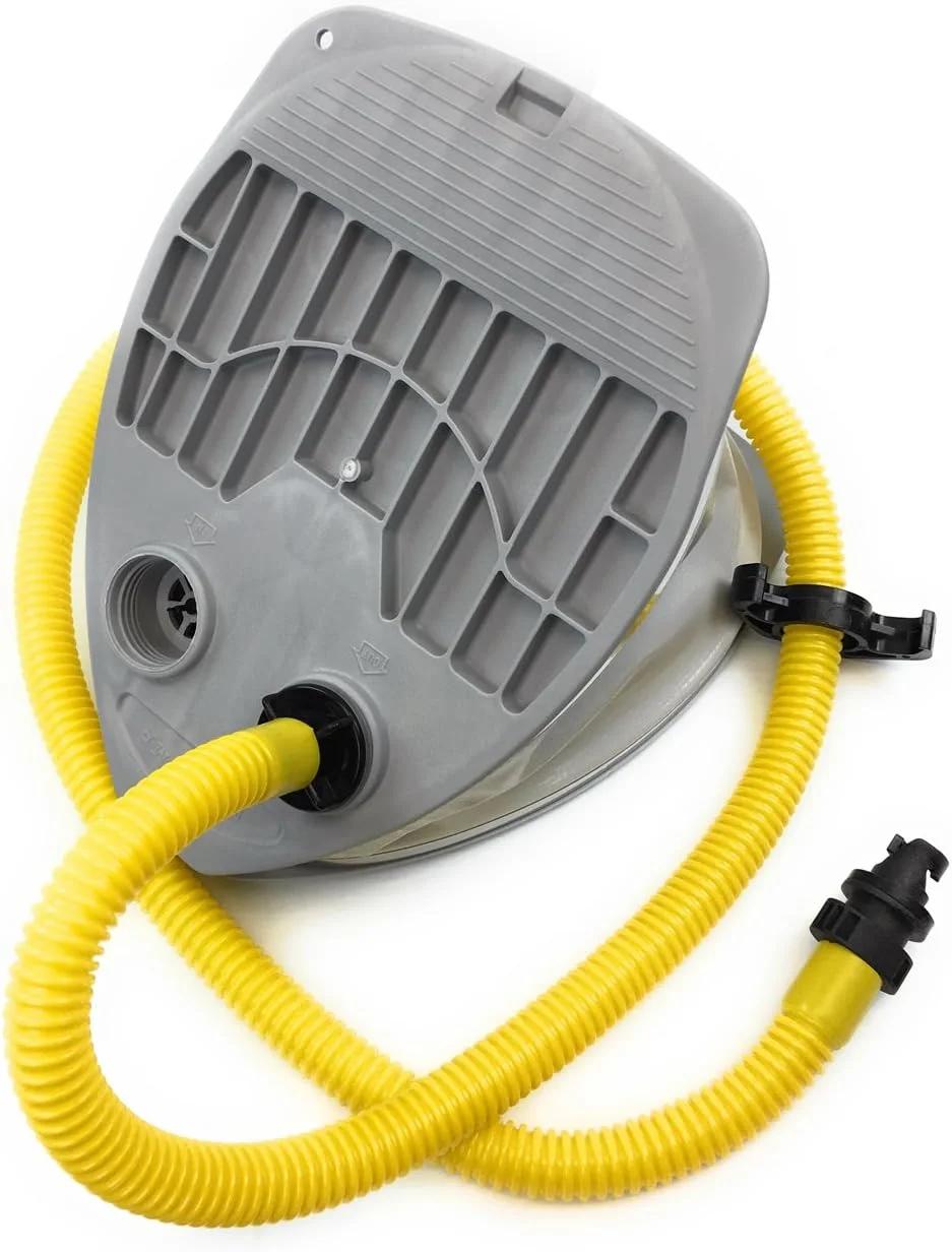 پمپ پدالی تک مرحله ای 7 لیتری SEAMAX برای قایق های بادی، حداکثر فشار 3.6 PSI، پشتیبانی از باد کردن و خالی کردن باد