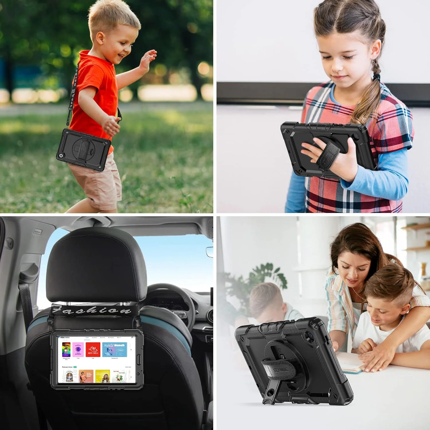 کاور تبلت SEYMAC مناسب برای تبلت سامسونگ گلکسی تب A7 لایت 2021 سایز 8.7 اینچ (T220/T225)، مقاوم در برابر ضربه با محافظ صفحه نمایش، دارای بند چرخشی 360 درجه و استند، بند شانه، جای قلم S، مشکی کاور تبلت SEYMAC مناسب برای تبلت سامسونگ گلکسی تب A7 لایت 2021 سایز 8.7 اینچ (T220/T225)، مقاوم در برابر ضربه با محافظ صفحه نمایش، دارای بند چرخشی 360 درجه و استند، بند شانه، جای قلم S، مشکی