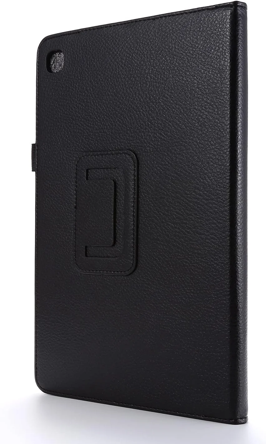 کیف تبلت چرمی با بافت محافظتی سازگار با Samsung Tab S6 Lite 10.4 (2020) P615 / P610، محافظ تاشو باریک با پایه، پوشش پشتی ضد ضربه با نگهدارنده، لوازم جانبی تبلت