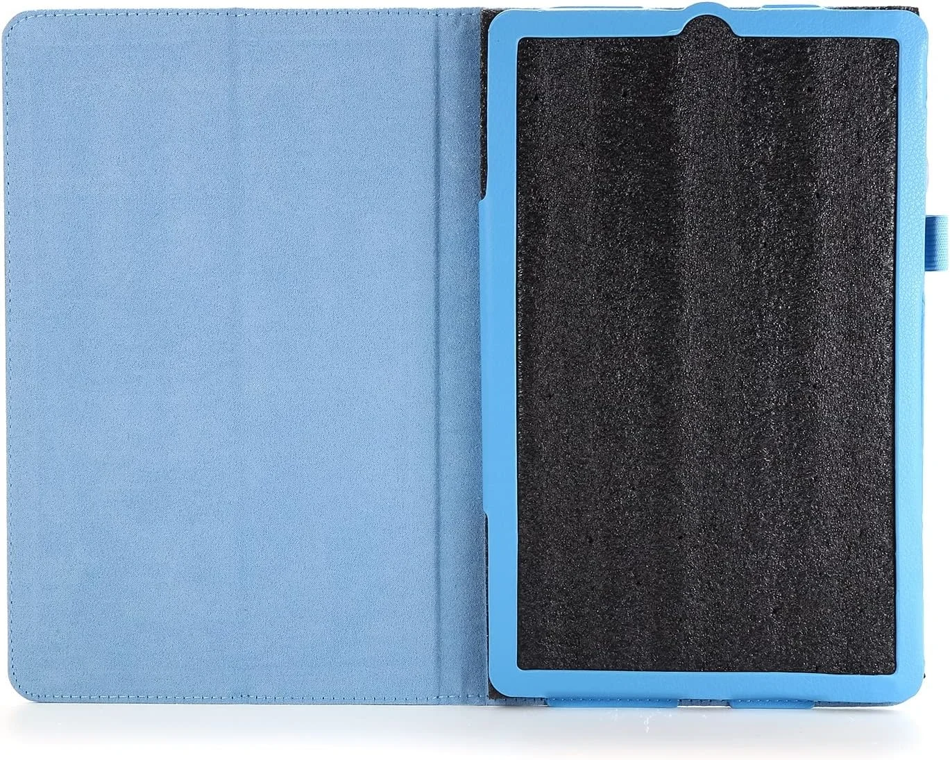کیف تبلت چرمی با بافت محافظتی سازگار با Samsung Tab S6 Lite 10.4 (2020) P615 / P610، محافظ تاشو باریک با پایه، پوشش پشتی ضد ضربه با نگهدارنده، لوازم جانبی تبلت
