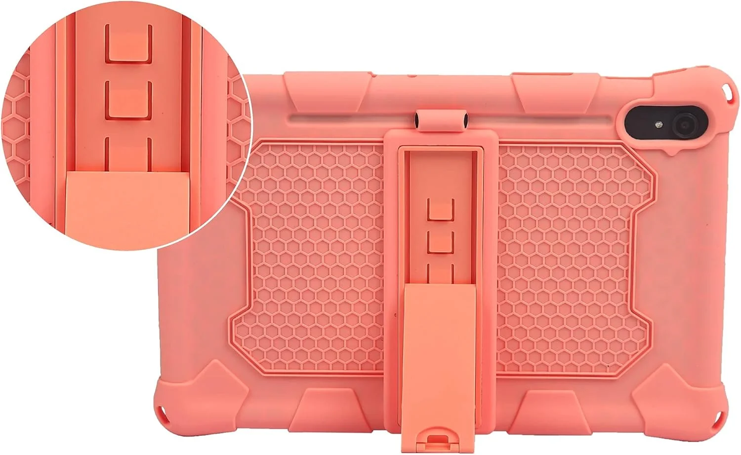 کیف محافظ تبلت بیگ سی گرین سازگار با سامسونگ گلکسی تب S7+ T970، کاور محافظ سیلیکونی نرم و سبک ضد ضربه با پایه و بند شانه ای لوازم جانبی تبلت (صورتی) کیف محافظ تبلت بیگ سی گرین سازگار با سامسونگ گلکسی تب S7+ T970، کاور محافظ سیلیکونی نرم و سبک ضد ضربه با پایه و بند شانه ای لوازم جانبی تبلت (صورتی)