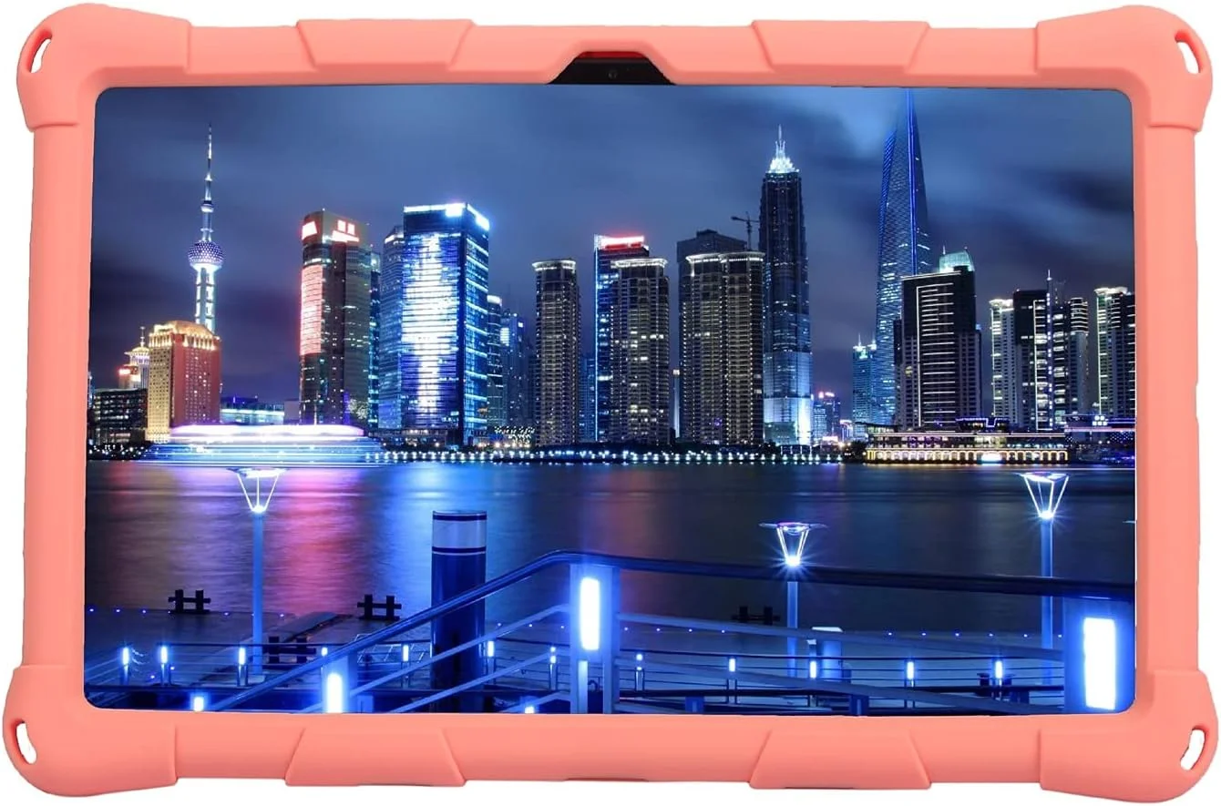 کیف محافظ تبلت بیگ سی گرین سازگار با سامسونگ گلکسی تب S7+ T970، کاور محافظ سیلیکونی نرم و سبک ضد ضربه با پایه و بند شانه ای لوازم جانبی تبلت (صورتی) کیف محافظ تبلت بیگ سی گرین سازگار با سامسونگ گلکسی تب S7+ T970، کاور محافظ سیلیکونی نرم و سبک ضد ضربه با پایه و بند شانه ای لوازم جانبی تبلت (صورتی)