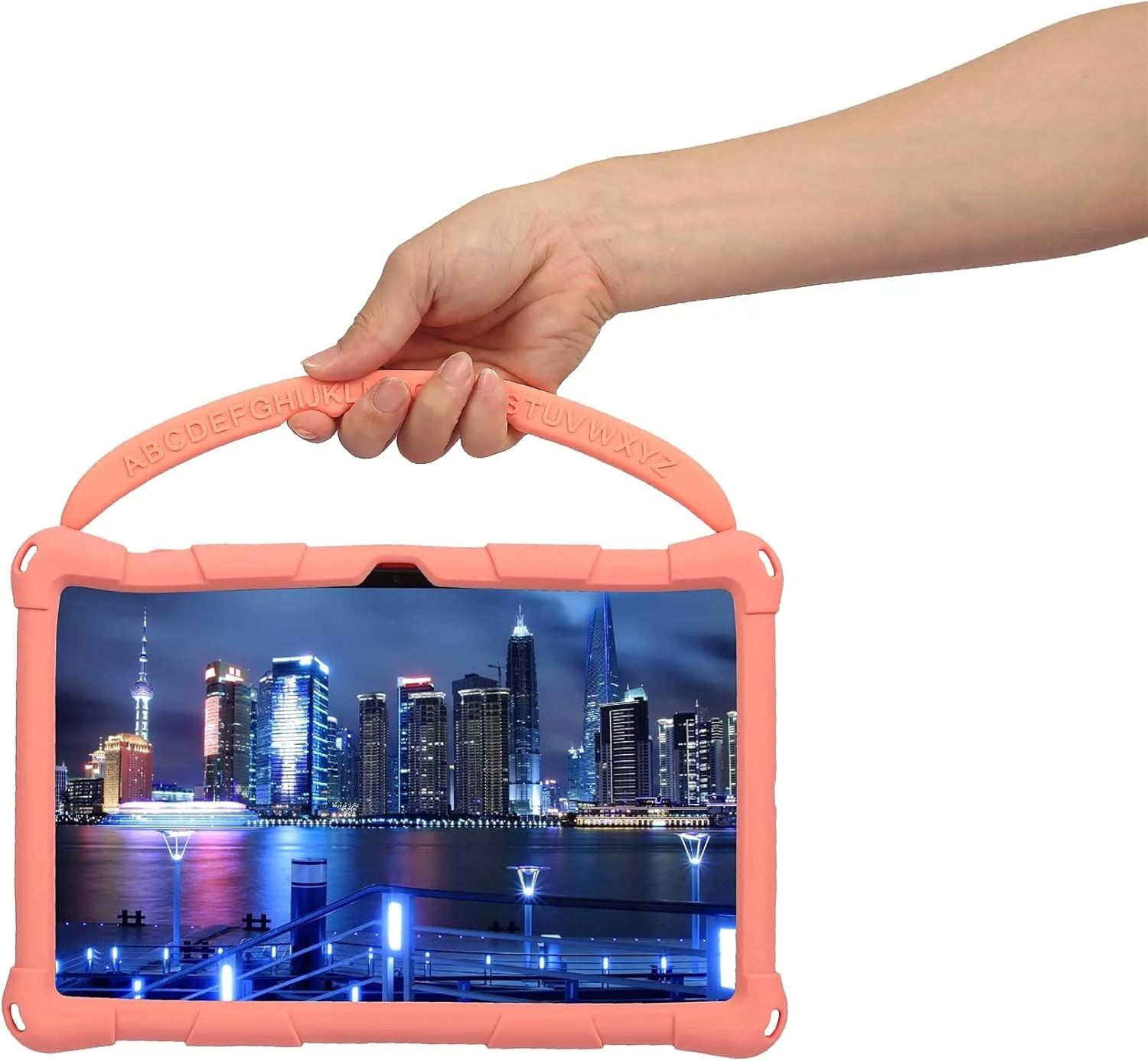 کیف محافظ تبلت بیگ سی گرین سازگار با سامسونگ گلکسی تب S7+ T970، کاور محافظ سیلیکونی نرم و سبک ضد ضربه با پایه و بند شانه ای لوازم جانبی تبلت (صورتی) کیف محافظ تبلت بیگ سی گرین سازگار با سامسونگ گلکسی تب S7+ T970، کاور محافظ سیلیکونی نرم و سبک ضد ضربه با پایه و بند شانه ای لوازم جانبی تبلت (صورتی)