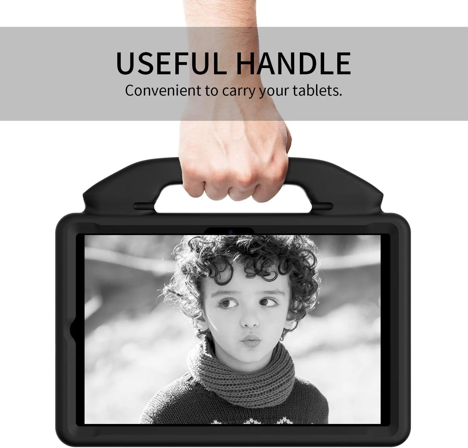 Chstls Kids Case for Galaxy Tab A8 10.5 (2022), EVA Lightweight Durable Shockproof Handle Cute Cover with Foldable Stand for Samsung Galaxy Tab A8 10.5 Inch/SM-X207 SM-X205 SM-X200 - Black Chstls Kids Case for Galaxy Tab A8 10.5 (2022), EVA Lightweight Durable Shockproof Handle Cute Cover with Foldable Stand for Samsung Galaxy Tab A8 10.5 Inch/SM-X207 SM-X205 SM-X200 - Black