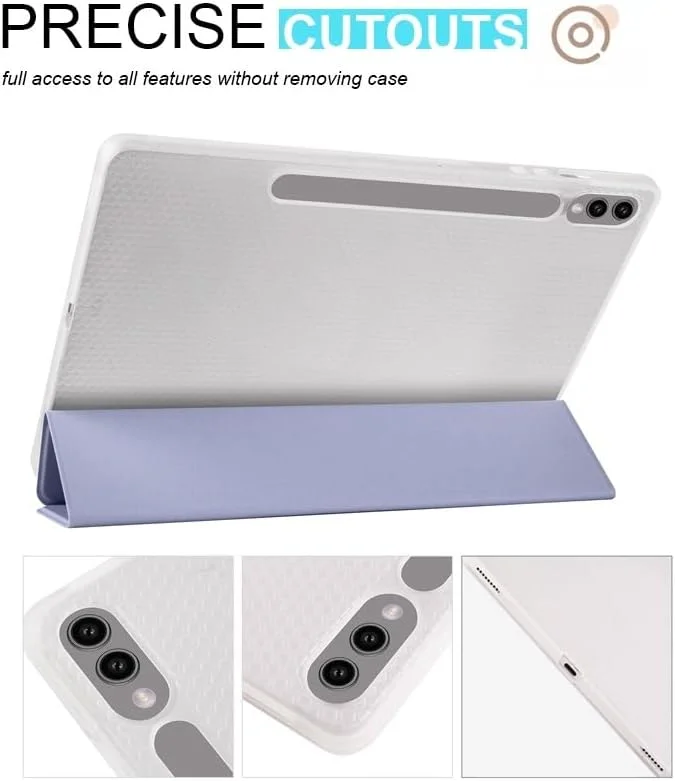 Clear Tablet Case Compatible with Samsung Galaxy Tab S6 Lite 10.4" 2022/2020 (SM-P610/P613/P615/P619),TPU Slim Cover Auto Wake/Sleep Smart Lightweight Shockproof Cover w/Pencil Holder.Purple Clear Tablet Case Compatible with Samsung Galaxy Tab S6 Lite 10.4" 2022/2020 (SM-P610/P613/P615/P619),TPU Slim Cover Auto Wake/Sleep Smart Lightweight Shockproof Cover w/Pencil Holder.Purple