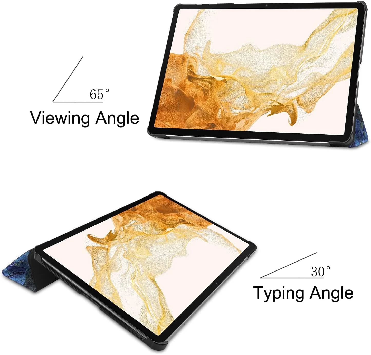 کیف تبلت RanTuo برای Samsung Galaxy Tab S8 Plus، چرم PU، سبک و نازک، ضد آب، ضد گرد و غبار، محافظ ضد افتادن برای Samsung Galaxy Tab S8 Plus. (آسمان پر ستاره) کیف تبلت RanTuo برای Samsung Galaxy Tab S8 Plus، چرم PU، سبک و نازک، ضد آب، ضد گرد و غبار، محافظ ضد افتادن برای Samsung Galaxy Tab S8 Plus. (آسمان پر ستاره)
