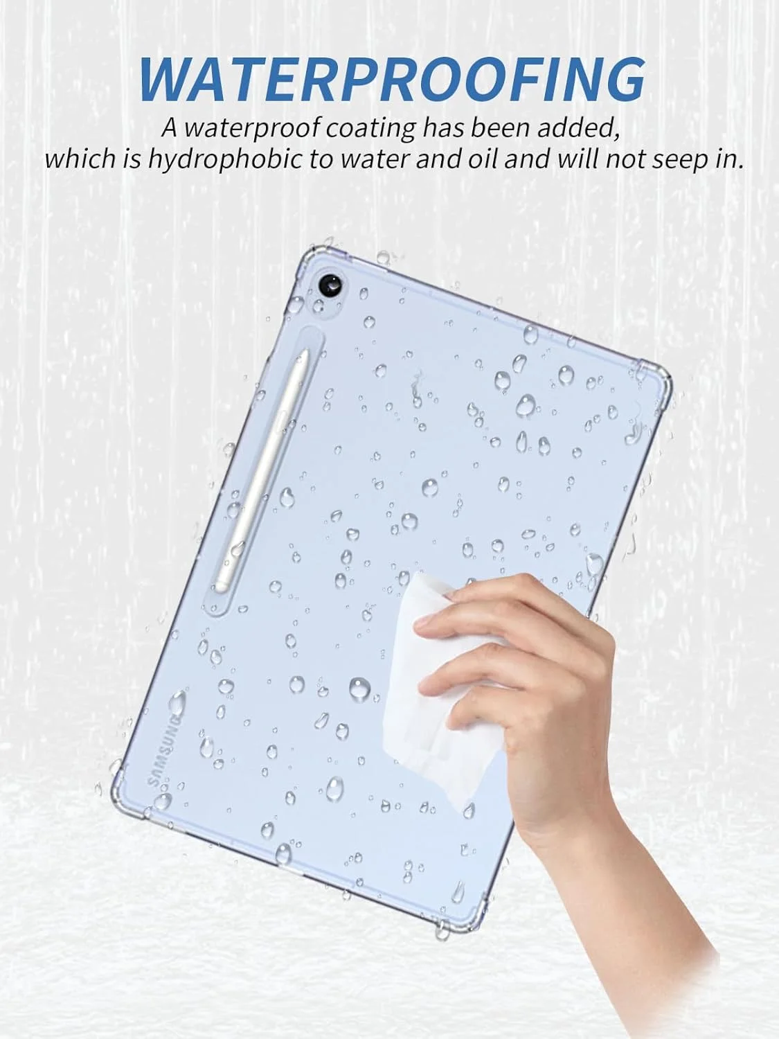 Case for Samsung Galaxy S10 FE+ Tablet 13.1 inch, yystao Airbag Soft TPU Protective Case Cover Compatible with Galaxy Tab S10 FE+, Shockproof, Scratch-Resistant & Slim Fit, Clear Case for Samsung Galaxy S10 FE+ Tablet 13.1 inch, yystao Airbag Soft TPU Protective Case Cover Compatible with Galaxy Tab S10 FE+, Shockproof, Scratch-Resistant & Slim Fit, Clear