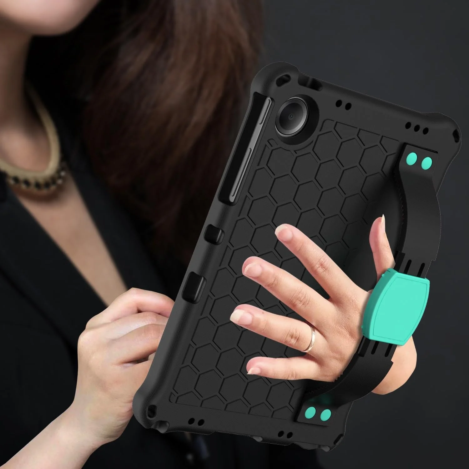 کیف تبلت مسافرتی سازگار با تبلت سامسونگ گلکسی تب A9 پلاس SM-X210/SM-216/SM-X218 11 اینچی، مناسب کودکان، سبک وزن، کیف محافظ ضد ضربه EVA کیف تبلت مسافرتی سازگار با تبلت سامسونگ گلکسی تب A9 پلاس SM-X210/SM-216/SM-X218 11 اینچی، مناسب کودکان، سبک وزن، کیف محافظ ضد ضربه EVA