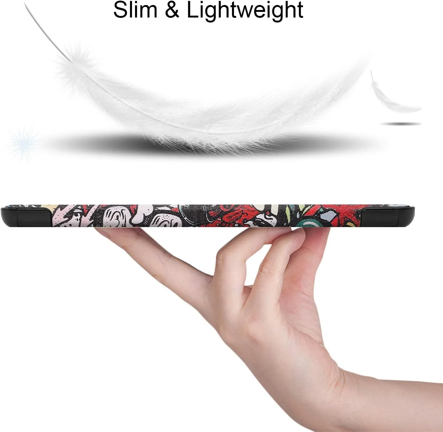 کیف تبلت RanTuo برای Samsung Galaxy Tab S9 FE، چرم PU، سبک و نازک، ضد آب، ضد گرد و غبار، قاب محافظ ضد افتادن برای Samsung Galaxy Tab S9 FE. (گرافیتی) کیف تبلت RanTuo برای Samsung Galaxy Tab S9 FE، چرم PU، سبک و نازک، ضد آب، ضد گرد و غبار، قاب محافظ ضد افتادن برای Samsung Galaxy Tab S9 FE. (گرافیتی)