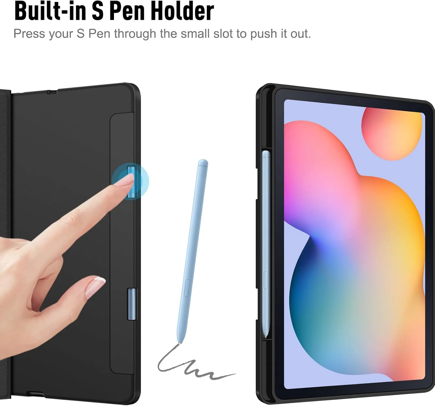 کیف کیبورد Fintie برای تبلت سامسونگ گلکسی تب S6 لایت 10.4 اینچ 2024/2022/2020، کاور پشتی TPU نرم با ترکپد داخلی و کیبورد بلوتوث بیسیم جداشدنی، مشکی کیف کیبورد Fintie برای تبلت سامسونگ گلکسی تب S6 لایت 10.4 اینچ 2024/2022/2020، کاور پشتی TPU نرم با ترکپد داخلی و کیبورد بلوتوث بیسیم جداشدنی، مشکی