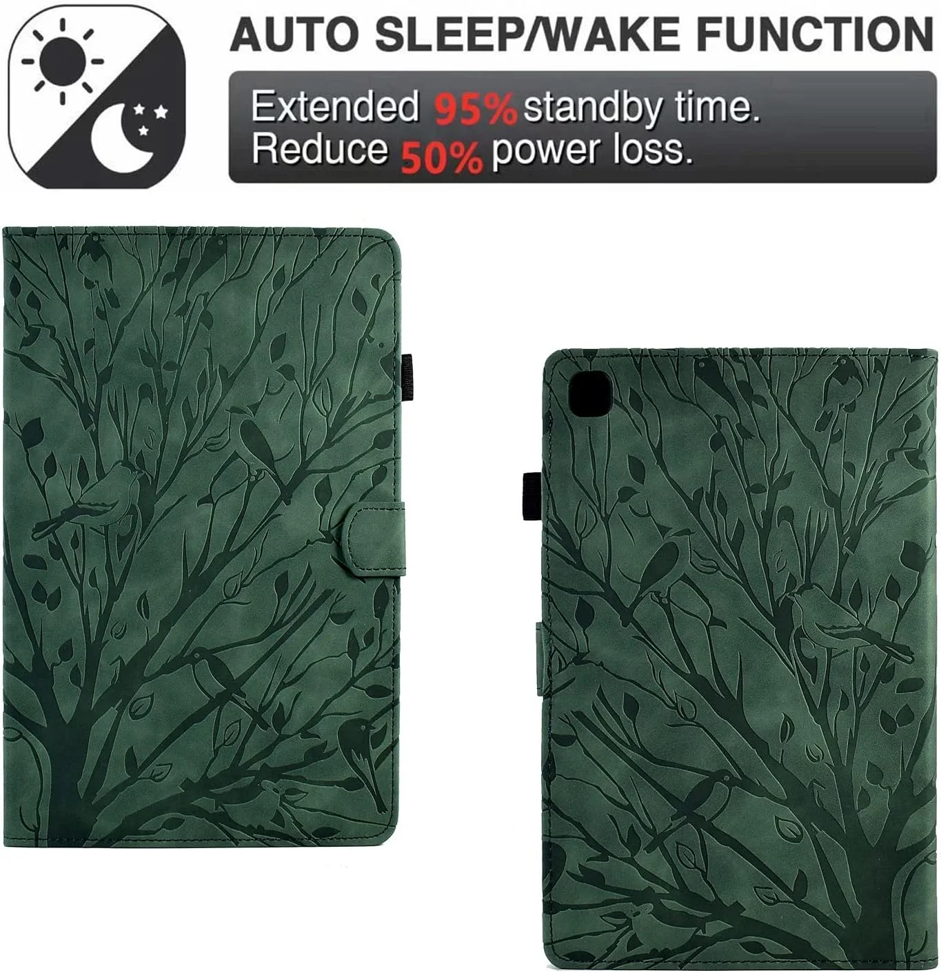 کیف محافظ تبلت طرح قدیمی سازگار با تبلت سامسونگ گلکسی تب S6 Lite 10.4 اینچی (مدل SM-P610/615)، چرم PU با کیفیت، قابلیت تنظیم زاویه دید به همراه 2 جای کارت اعتباری/خواب و بیدار شدن خودکار