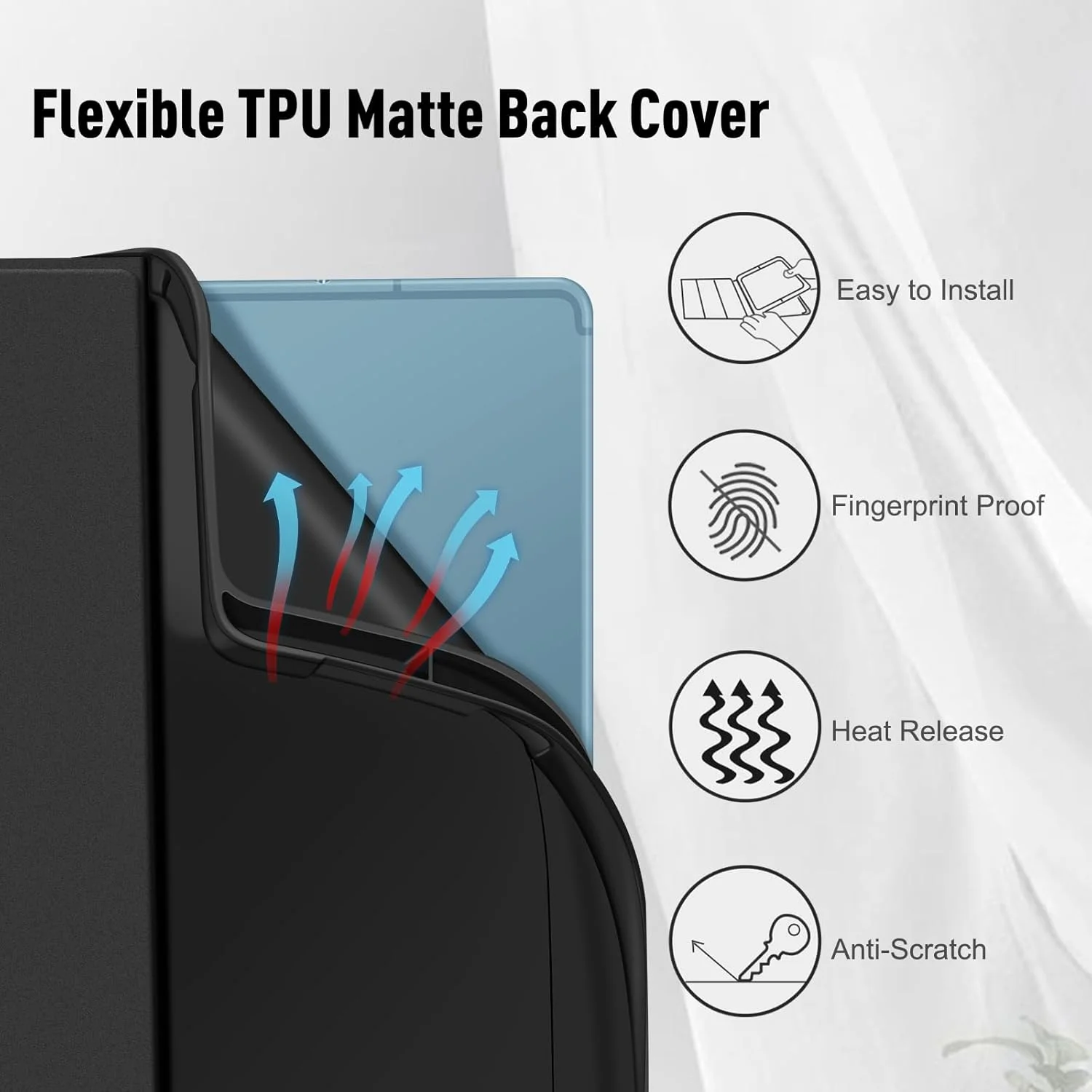 کیف کیبورد Fintie برای تبلت سامسونگ گلکسی تب S6 Lite 10.4 اینچ 2024/2022/2020، کاور پشتی TPU نرم با ترکپد داخلی کیبورد بلوتوث بیسیم جداشدنی، مشکی کیف کیبورد Fintie برای تبلت سامسونگ گلکسی تب S6 Lite 10.4 اینچ 2024/2022/2020، کاور پشتی TPU نرم با ترکپد داخلی کیبورد بلوتوث بیسیم جداشدنی، مشکی