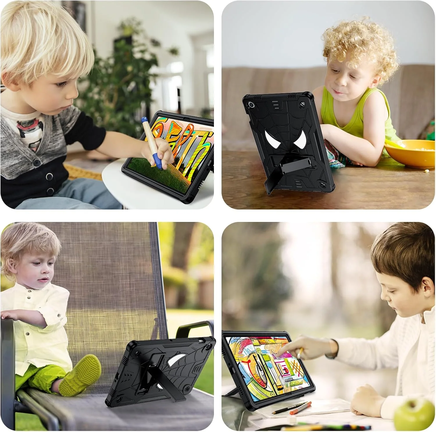 کیف تبلت گوآگوآ برای تبلت سامسونگ گلکسی تب A9 پلاس 11 اینچ مدل 2023 (SM-X210/X216/X218)، طرح عنکبوت مشکی، دارای پایه قابل تنظیم داخلی، پوشش محافظ مقاوم در برابر ضربه برای تبلت گلکسی تب A9 پلاس کیف تبلت گوآگوآ برای تبلت سامسونگ گلکسی تب A9 پلاس 11 اینچ مدل 2023 (SM-X210/X216/X218)، طرح عنکبوت مشکی، دارای پایه قابل تنظیم داخلی، پوشش محافظ مقاوم در برابر ضربه برای تبلت گلکسی تب A9 پلاس
