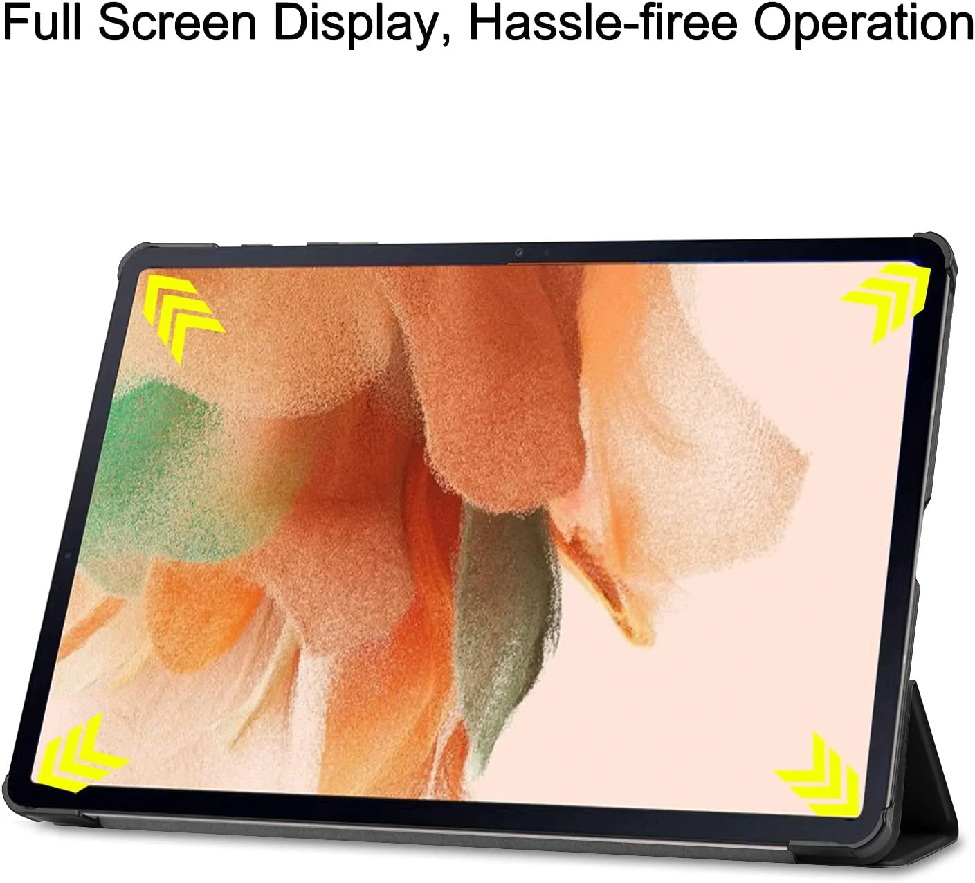 کیف تبلت RanTuo برای Samsung Galaxy Tab S7 FE، چرم PU، سبک و نازک، ضد آب، ضد گرد و غبار، قاب محافظ ضد افتادن برای Samsung Galaxy Tab S7 FE. (مشکی) کیف تبلت RanTuo برای Samsung Galaxy Tab S7 FE، چرم PU، سبک و نازک، ضد آب، ضد گرد و غبار، قاب محافظ ضد افتادن برای Samsung Galaxy Tab S7 FE. (مشکی)
