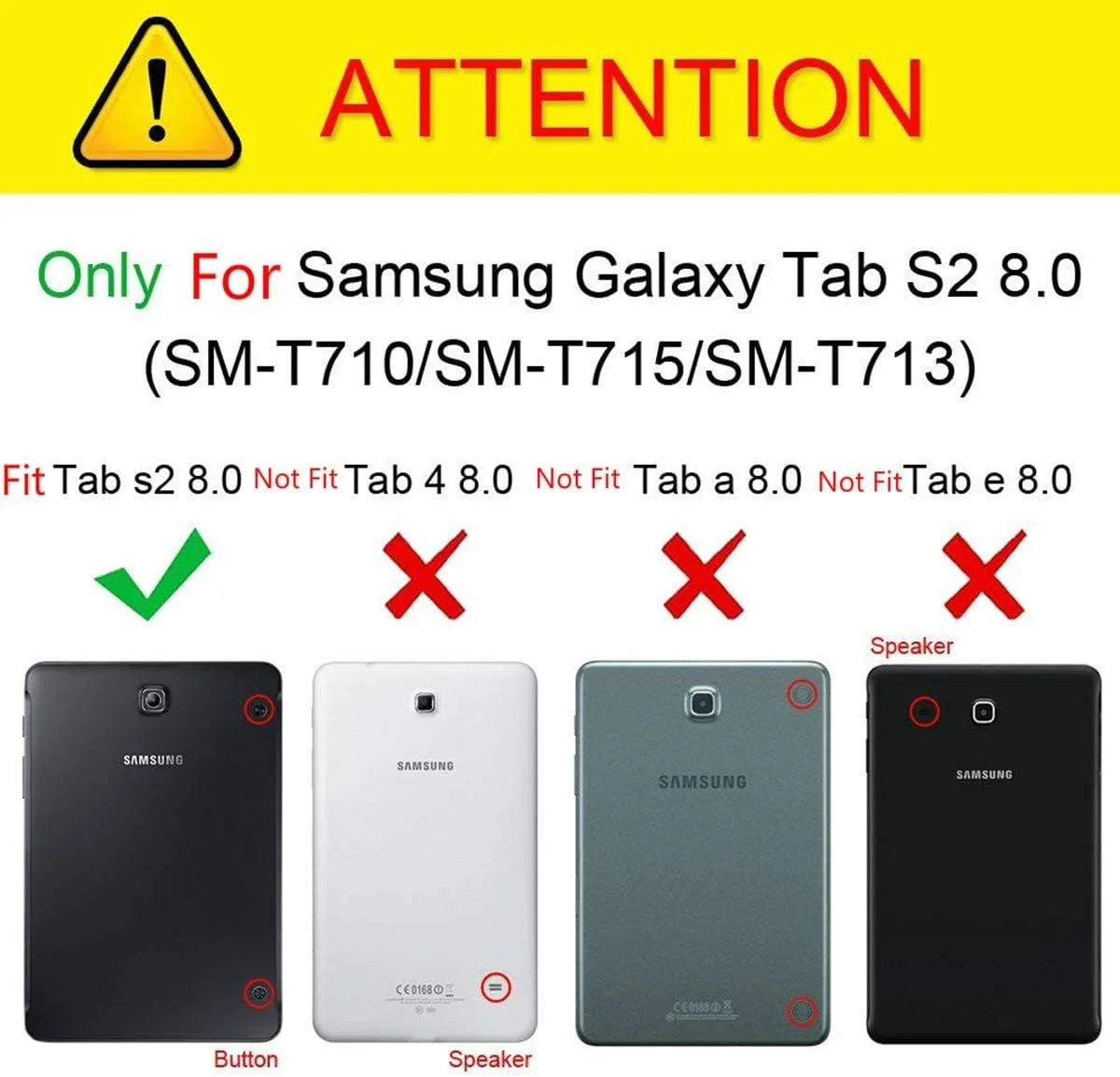 کیف محافظ تبلت سامسونگ گلکسی تب S2 8.0 مدل Dteck، کیف چرمی PU با قابلیت استند و دارای جای کارت و قابلیت خواب/بیدار شدن خودکار، مناسب برای سامسونگ گلکسی تب S2 8.0 (مدل های T710, T715, T713)، طرح شن رنگین کمانی