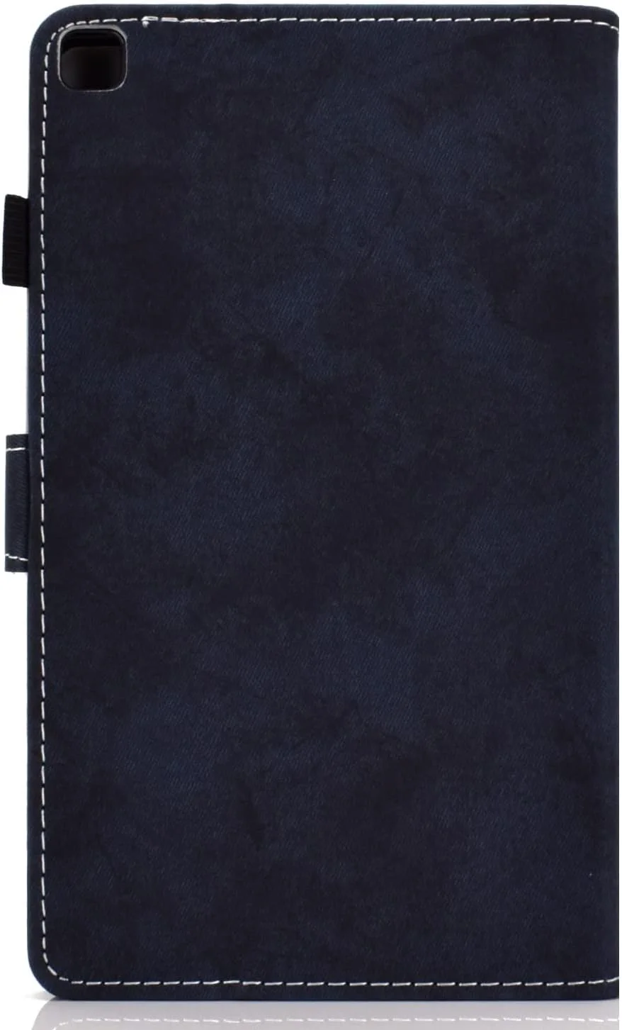 کیف محافظ تبلت مسافرتی سازگار با Samsung Galaxy Tab A 8.0 (2019) SM-T290, SM-T295، کاور باریک و هوشمند تاشو، محافظ تبلت ضد ضربه (تیره)