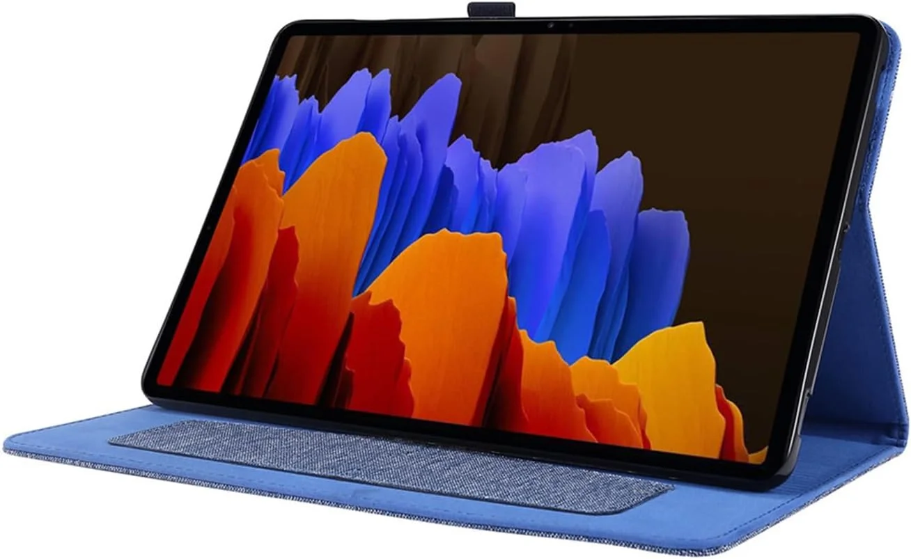 کاور محافظ تبلت هیایکیس سازگار با سامسونگ گلکسی تب S10 Ultra 2024 / S9 Ultra / S8 با صفحه نمایش 14.6 اینچ، جلد چرمی PU باریک تاشو با قابلیت استند، دارای جای قلم و کیف پول، ضد ضربه (آبی) کاور محافظ تبلت هیایکیس سازگار با سامسونگ گلکسی تب S10 Ultra 2024 / S9 Ultra / S8 با صفحه نمایش 14.6 اینچ، جلد چرمی PU باریک تاشو با قابلیت استند، دارای جای قلم و کیف پول، ضد ضربه (آبی)