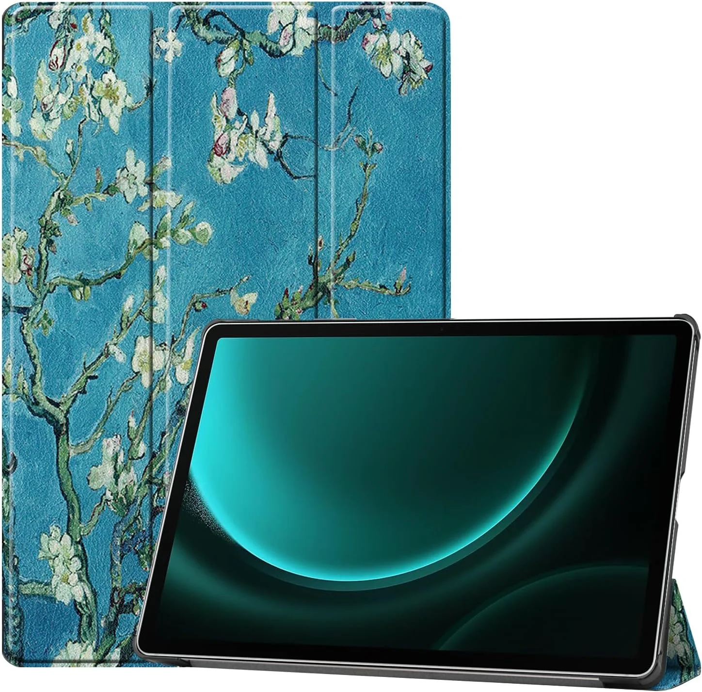 کیف تبلت RanTuo برای Samsung Galaxy Tab S9 FE Plus، چرم PU، سبک و نازک، ضد آب، ضد گرد و غبار، قاب محافظ ضد افتادن برای Samsung Galaxy Tab S9 FE Plus (شکوفه زردآلو) کیف تبلت RanTuo برای Samsung Galaxy Tab S9 FE Plus، چرم PU، سبک و نازک، ضد آب، ضد گرد و غبار، قاب محافظ ضد افتادن برای Samsung Galaxy Tab S9 FE Plus (شکوفه زردآلو)