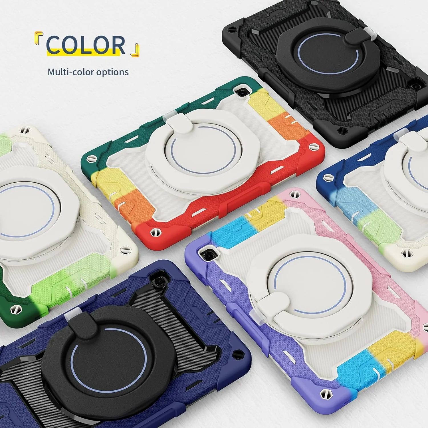 کیف سیلیکونی تبلت nincyee برای Samsung Galaxy Tab S6 Lite 10.4 اینچ، قاب محافظ سنگین و ضد ضربه با نگهدارنده مداد، بند شانه، حلقه بزرگ چرخان و پایه آویز برای کودکان کیف سیلیکونی تبلت nincyee برای Samsung Galaxy Tab S6 Lite 10.4 اینچ، قاب محافظ سنگین و ضد ضربه با نگهدارنده مداد، بند شانه، حلقه بزرگ چرخان و پایه آویز برای کودکان