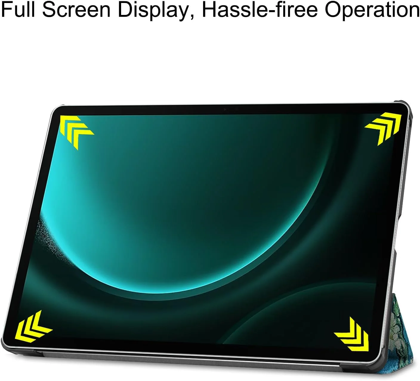 کیف تبلت RanTuo برای Samsung Galaxy Tab S9 FE Plus، چرم PU، سبک و نازک، ضد آب، ضد گرد و غبار، قاب محافظ ضد افتادن برای Samsung Galaxy Tab S9 FE Plus (شکوفه زردآلو) کیف تبلت RanTuo برای Samsung Galaxy Tab S9 FE Plus، چرم PU، سبک و نازک، ضد آب، ضد گرد و غبار، قاب محافظ ضد افتادن برای Samsung Galaxy Tab S9 FE Plus (شکوفه زردآلو)