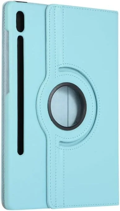 Gruattreay Tablet Case Compatible with Samsung Galaxy Tab S9 11inch 2023, 360 Degree Rotating Flip Stand Cover for Galaxy Tab S9 Case (Sky Blue)