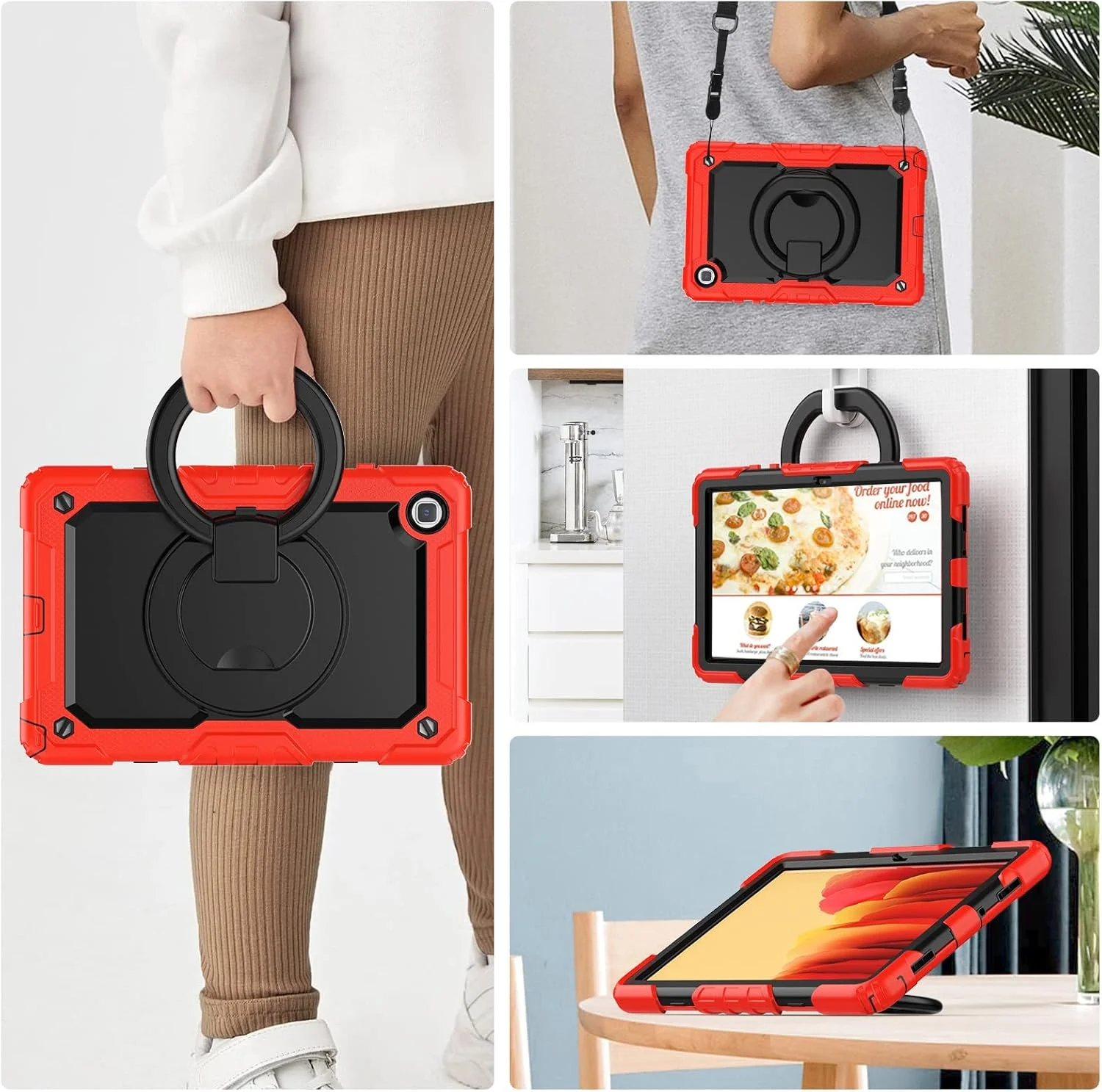 کیف محافظ تبلت سنگین Nincyee برای Samsung Galaxy Tab A7 10.4 اینچ، کاور سیلیکونی ضد ضربه 3 در 1 با نگهدارنده مداد، بند شانه، پایه تاشو نامرئی کیف محافظ تبلت سنگین Nincyee برای Samsung Galaxy Tab A7 10.4 اینچ، کاور سیلیکونی ضد ضربه 3 در 1 با نگهدارنده مداد، بند شانه، پایه تاشو نامرئی