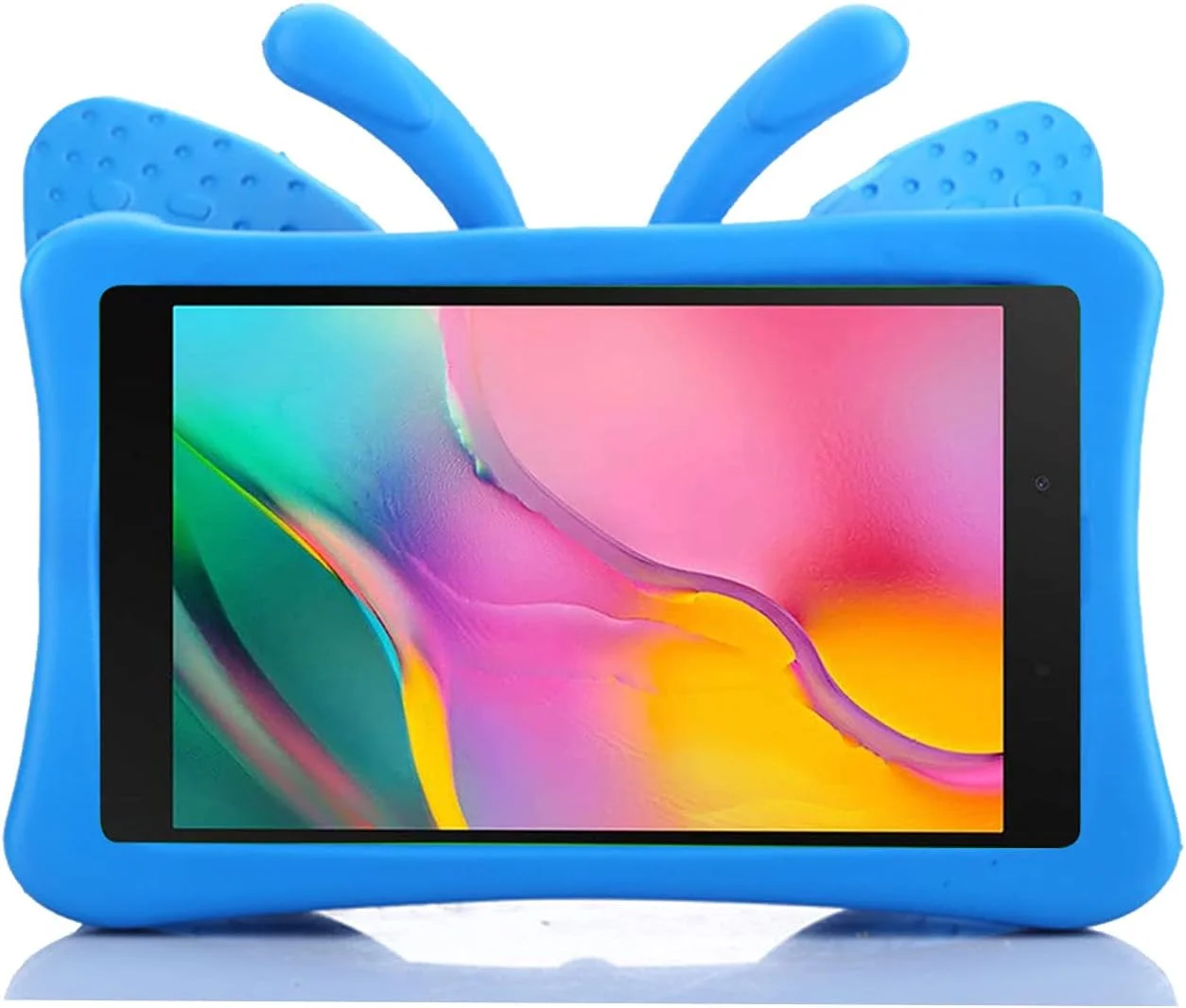 UUcovers 7" Tablet Kids Case for Samsung Galaxy Tab A 7.0 (SM-T280/T285),Tab 4 7.0/Tab 3 7.0 (SM-T230/T210/P3200),Tab E/Tab 3 Lite 7.0 (SM-T110/T113) EVA Foam Cover with Stand Handle, Blue Butterfly UUcovers 7" Tablet Kids Case for Samsung Galaxy Tab A 7.0 (SM-T280/T285),Tab 4 7.0/Tab 3 7.0 (SM-T230/T210/P3200),Tab E/Tab 3 Lite 7.0 (SM-T110/T113) EVA Foam Cover with Stand Handle, Blue Butterfly