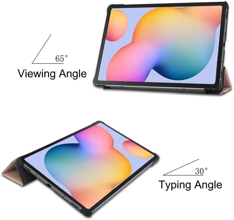 کیف تبلت برای سامسونگ گلکسی تب S6 لایت 10.4 اینچ (SM-P610/P613/P615/P619/P620/P625)، کاور سه تایی استند با نگهدارنده مداد، خواب/بیداری خودکار، پشت TPU نرم، کاور محافظ باریک، طلایی کیف تبلت برای سامسونگ گلکسی تب S6 لایت 10.4 اینچ (SM-P610/P613/P615/P619/P620/P625)، کاور سه تایی استند با نگهدارنده مداد، خواب/بیداری خودکار، پشت TPU نرم، کاور محافظ باریک، طلایی