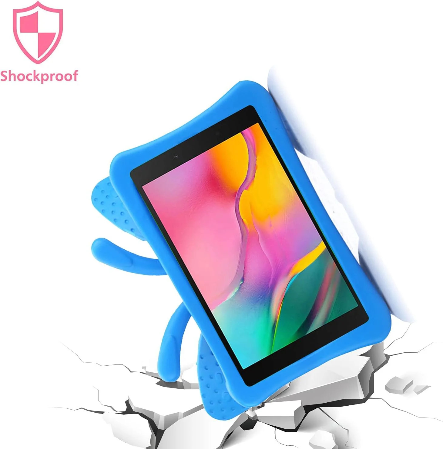 UUcovers 7" Tablet Kids Case for Samsung Galaxy Tab A 7.0 (SM-T280/T285),Tab 4 7.0/Tab 3 7.0 (SM-T230/T210/P3200),Tab E/Tab 3 Lite 7.0 (SM-T110/T113) EVA Foam Cover with Stand Handle, Blue Butterfly UUcovers 7" Tablet Kids Case for Samsung Galaxy Tab A 7.0 (SM-T280/T285),Tab 4 7.0/Tab 3 7.0 (SM-T230/T210/P3200),Tab E/Tab 3 Lite 7.0 (SM-T110/T113) EVA Foam Cover with Stand Handle, Blue Butterfly