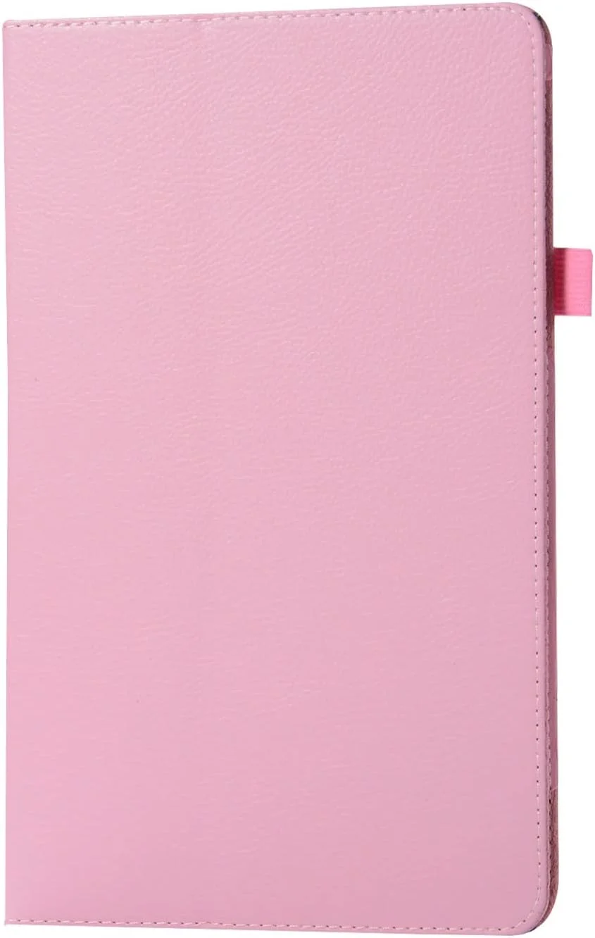 کیف چرمی محافظ تبلت با بافت محافظتی سازگار با تبلت سامسونگ گلکسی نوت 10.1 (نسخه 2012) N8000، باریک، تاشو، محافظ فولیو، ضد ضربه، دارای نگهدارنده