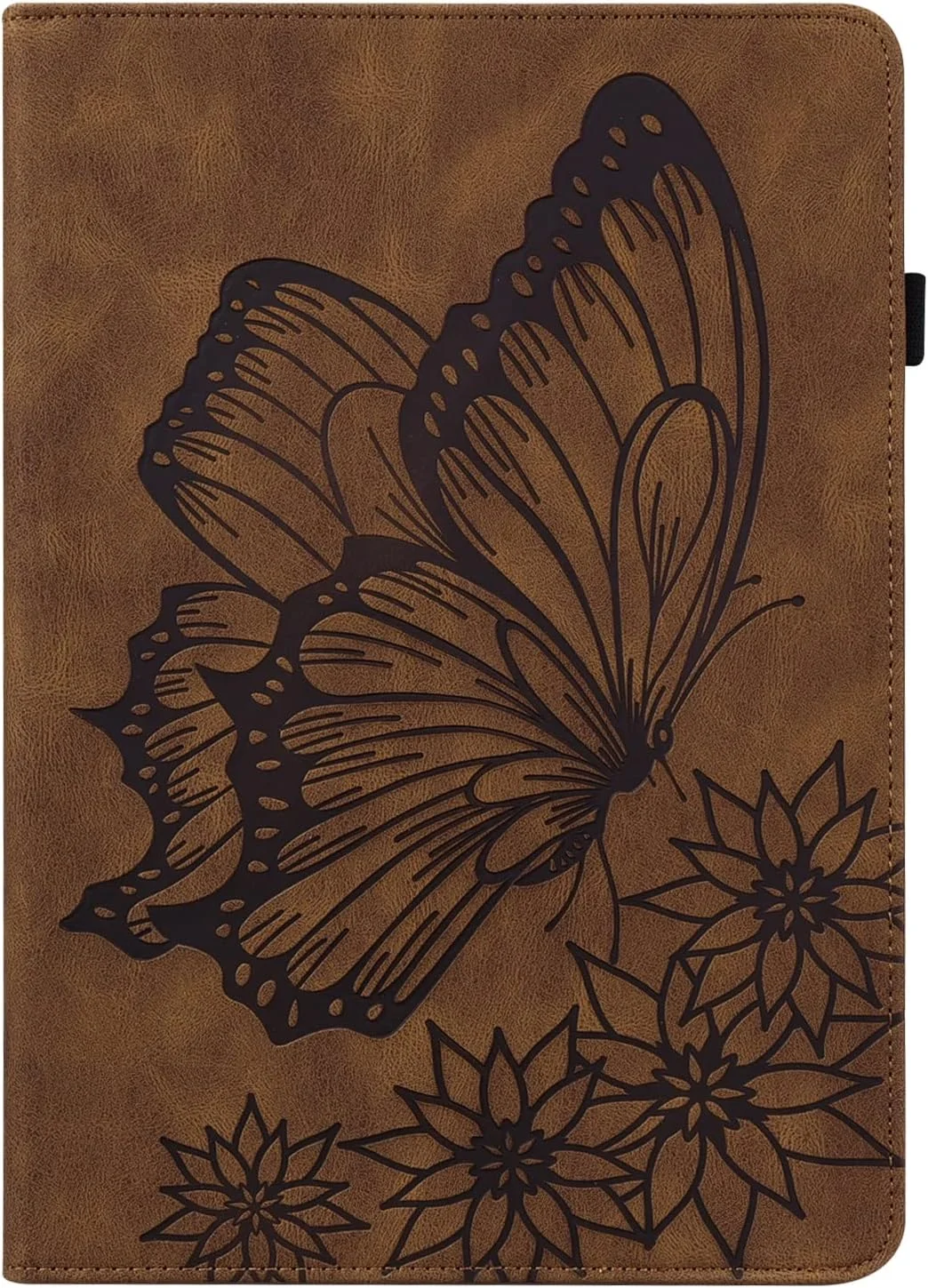کیف محافظ تبلت چرمی PU طرح پروانه با محفظه کارت، سازگار با تبلت های سامسونگ