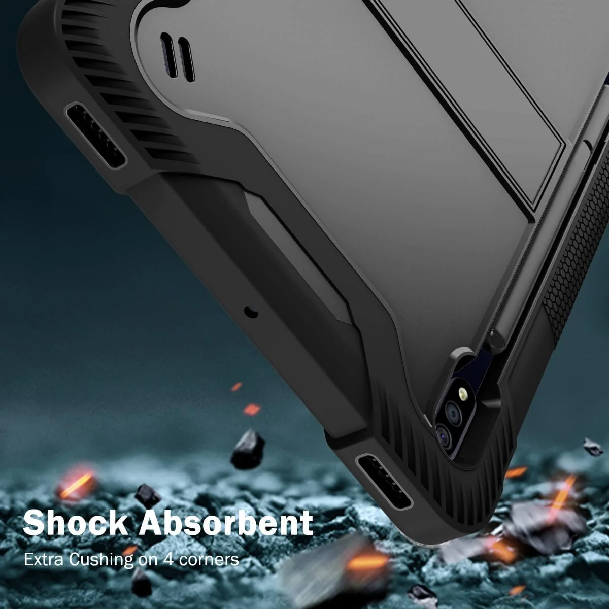 کاور تبلت گرواتری سازگار با سامسونگ گلکسی تب S9 پلاس/تب S9+ 12.6 اینچ - کاور ضد ضربه کودکانه برای گلکسی تب S9 پلاس (صورتی) کاور تبلت گرواتری سازگار با سامسونگ گلکسی تب S9 پلاس/تب S9+ 12.6 اینچ - کاور ضد ضربه کودکانه برای گلکسی تب S9 پلاس (صورتی)