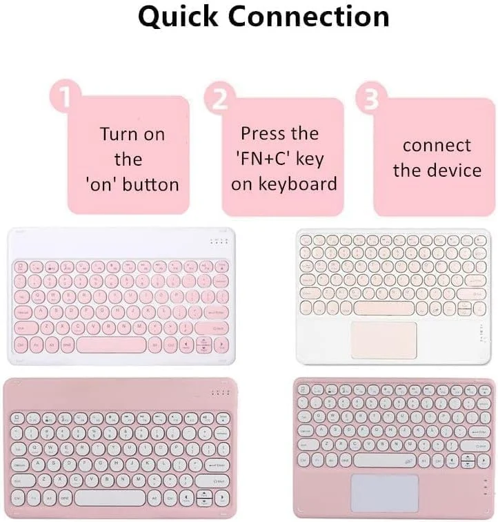 کیبورد Gruattreay سازگار با تبلت سامسونگ گلکسی تب S9 FE Plus 2023 سایز 12.4 اینچ به همراه جای قلم، کیبورد با نور پس زمینه 7 رنگ به همراه تاچ پد + ماوس، کاور استند PU برای تبلت (آسمانی به همراه ماوس) کیبورد Gruattreay سازگار با تبلت سامسونگ گلکسی تب S9 FE Plus 2023 سایز 12.4 اینچ به همراه جای قلم، کیبورد با نور پس زمینه 7 رنگ به همراه تاچ پد + ماوس، کاور استند PU برای تبلت (آسمانی به همراه ماوس)