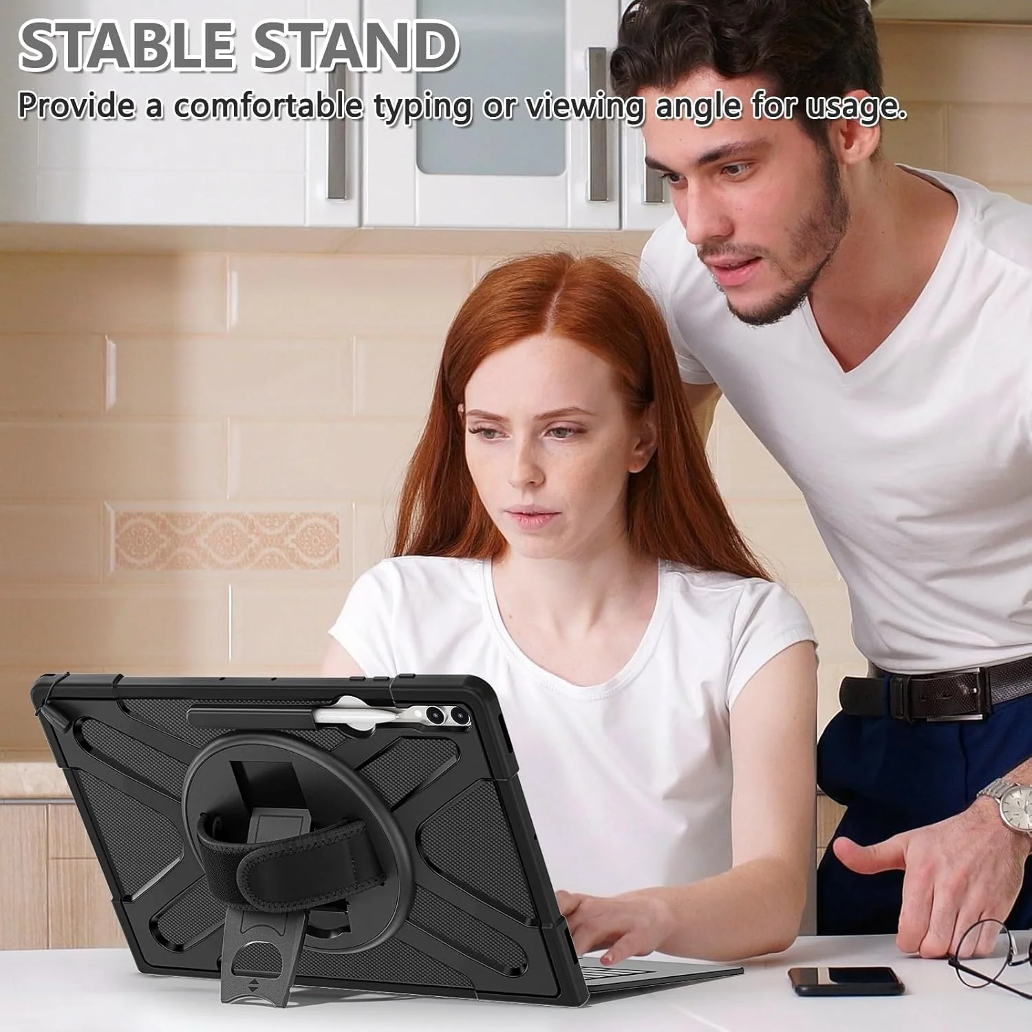 کاور تبلت سازگار با سامسونگ گلکسی تب S10 Ultra 14.6 اینچ 2024 مدل SM-X920 با پایه 360 درجه + جای قلم سازگار با کیبورد تایپ، ضد ضربه و محافظتی کاور تبلت سازگار با سامسونگ گلکسی تب S10 Ultra 14.6 اینچ 2024 مدل SM-X920 با پایه 360 درجه + جای قلم سازگار با کیبورد تایپ، ضد ضربه و محافظتی