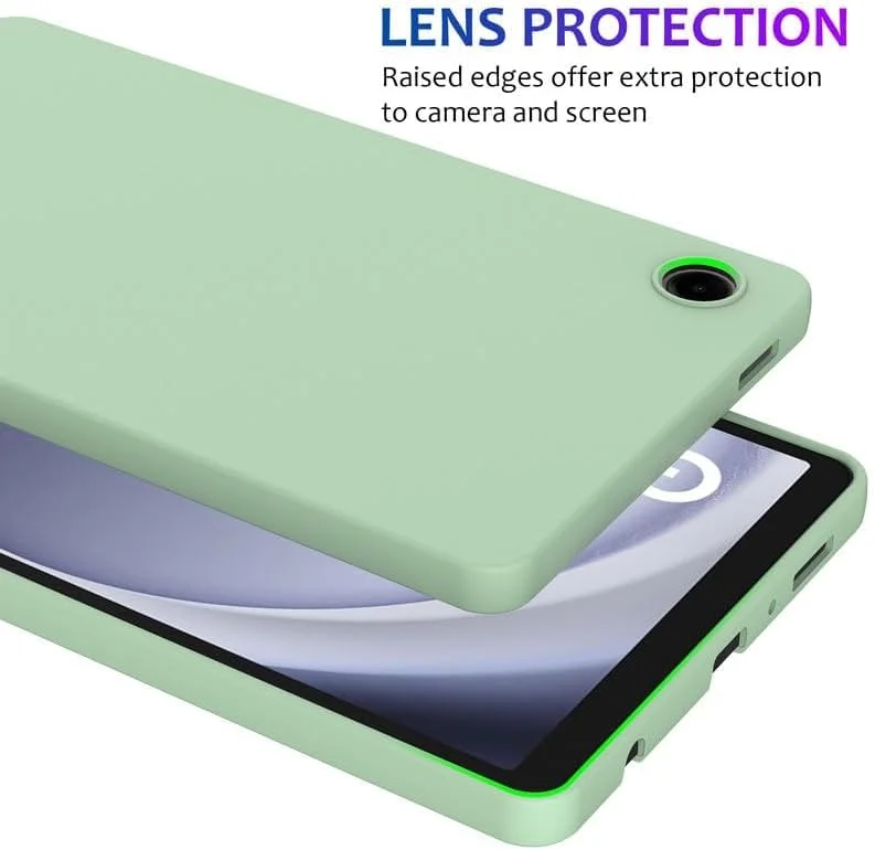 کاور تبلت نیکاکیو برای سامسونگ گلکسی تب A9 8.7 اینچ 2023 (SM-X110/X115/X117)، کاور سیلیکونی مایع، ژل نرم انعطاف پذیر، باریک و محافظ ضد ضربه، سبز کاور تبلت نیکاکیو برای سامسونگ گلکسی تب A9 8.7 اینچ 2023 (SM-X110/X115/X117)، کاور سیلیکونی مایع، ژل نرم انعطاف پذیر، باریک و محافظ ضد ضربه، سبز