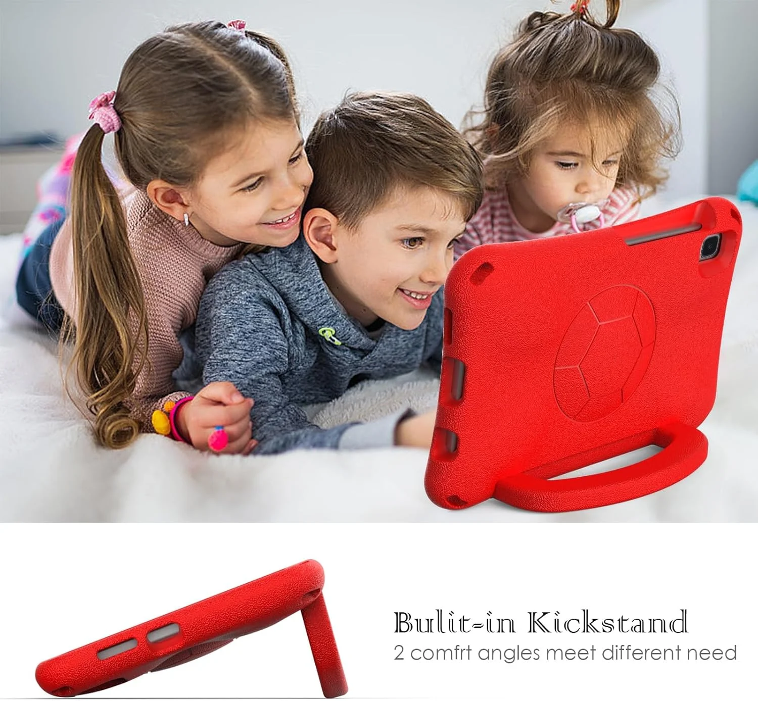 کاور تبلت کودکانه سازگار با تبلت سامسونگ گلکسی تب A 8.0 اینچ (2019) مدل SM-T290/SM-T295، کاور محافظ سبک وزن EVA ضد ضربه مناسب کودکان به همراه دستگیره و بند شانه تبلت مناسب منزل (قرمز) کاور تبلت کودکانه سازگار با تبلت سامسونگ گلکسی تب A 8.0 اینچ (2019) مدل SM-T290/SM-T295، کاور محافظ سبک وزن EVA ضد ضربه مناسب کودکان به همراه دستگیره و بند شانه تبلت مناسب منزل (قرمز)