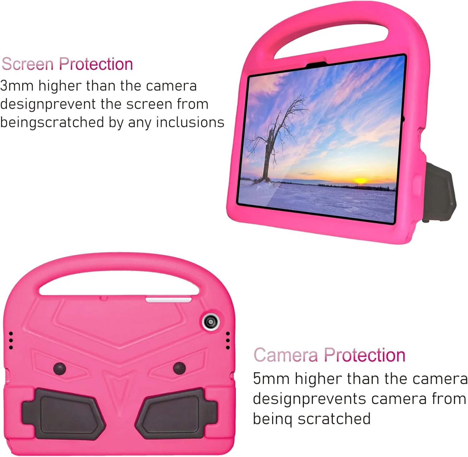 Tablet Protection Tablet Case Compatible with Samsung Galaxy TAB A8 10.5 X200/X205(2021) Silicon Case Compatible with Kids , Compatible with Kids Shockproof Lightweight Dropproof Stand Tablet Case,wit