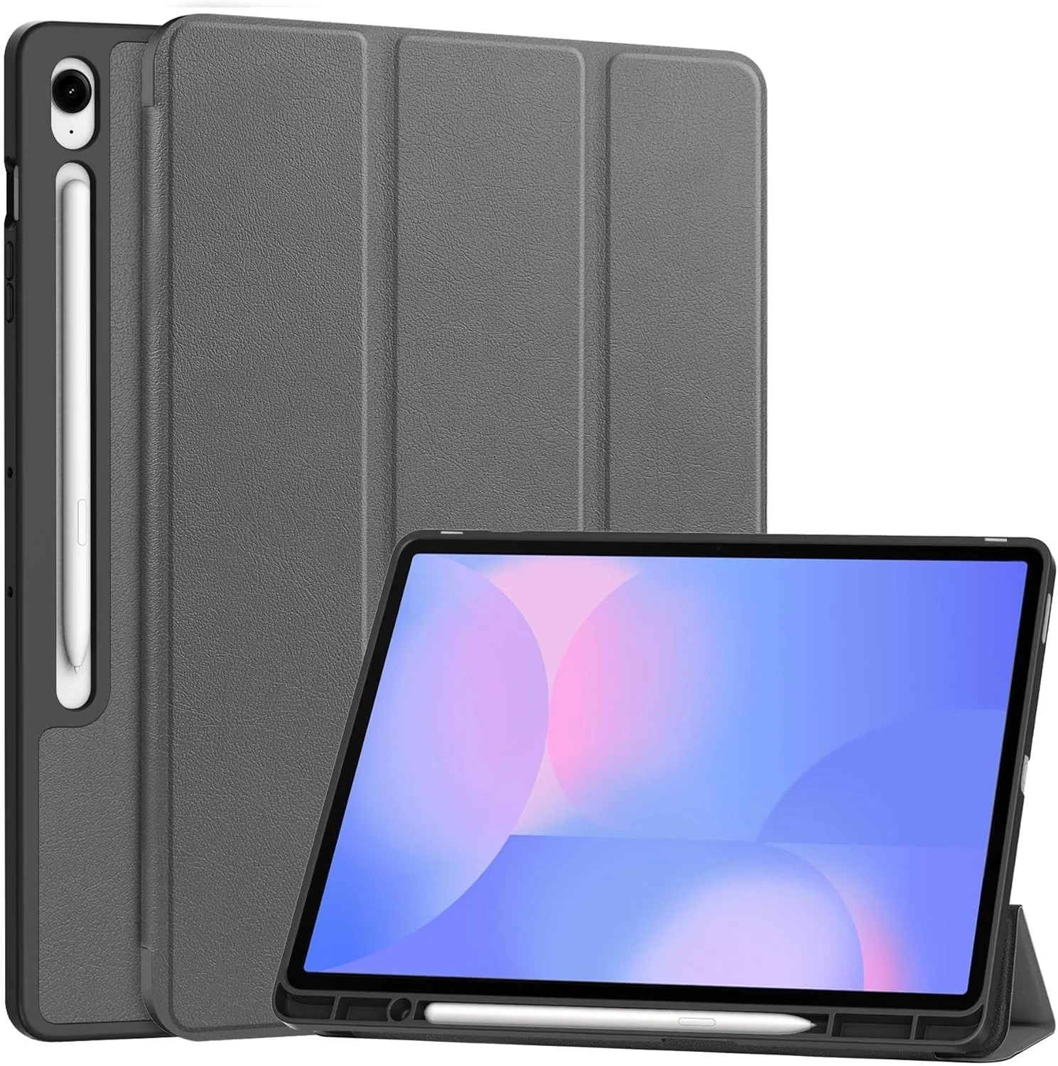 کاور تبلت Gruattreay سازگار با Samsung Galaxy Tab S10 FE+ 13.1 اینچ (2025) با جای قلم و پایه تاشو، کاور مغناطیسی ضد ضربه (خاکستری) کاور تبلت Gruattreay سازگار با Samsung Galaxy Tab S10 FE+ 13.1 اینچ (2025) با جای قلم و پایه تاشو، کاور مغناطیسی ضد ضربه (خاکستری)